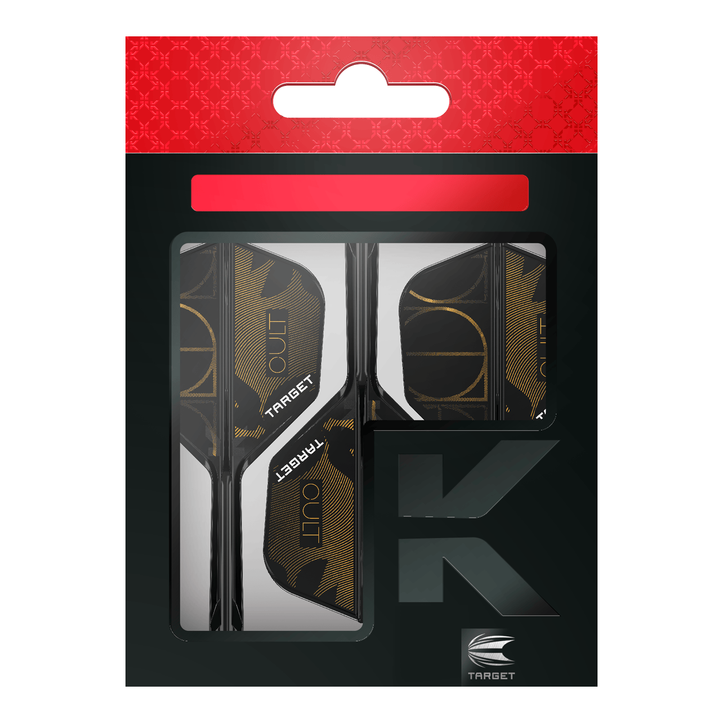 Target K-Flex Cult No6 Flight Shaft System Auf dem Bild befindet sich das Target K-Flex Cult No6 Flight-Shaft-System. Das System kombiniert Flight und Schaft für Darts.