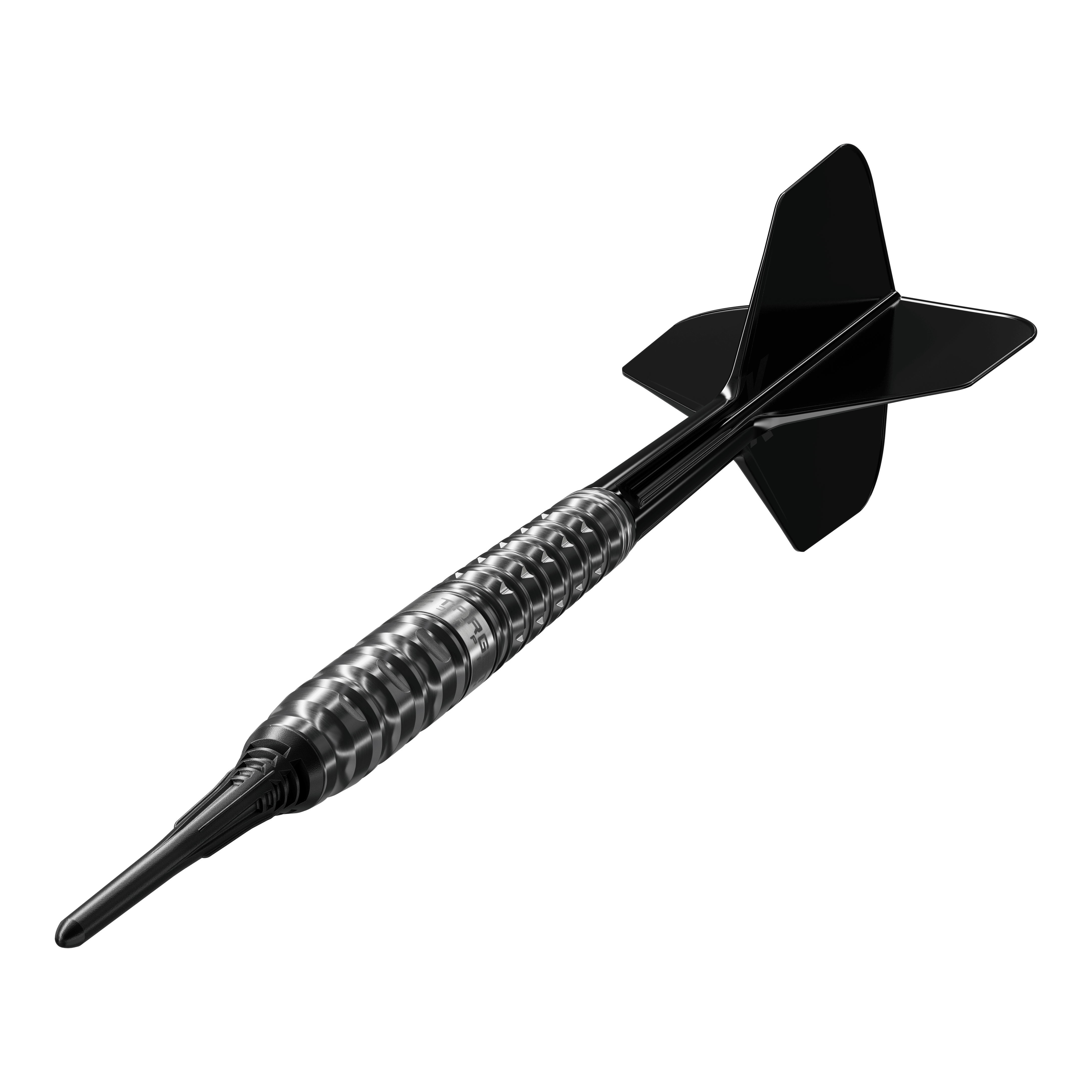Dieses Bild zeigt die Target Black Marque Eclipse Softdarts mit 21g Gewicht. Es handelt sich um ein hochwertiges Dartprodukt für Softdartspieler.