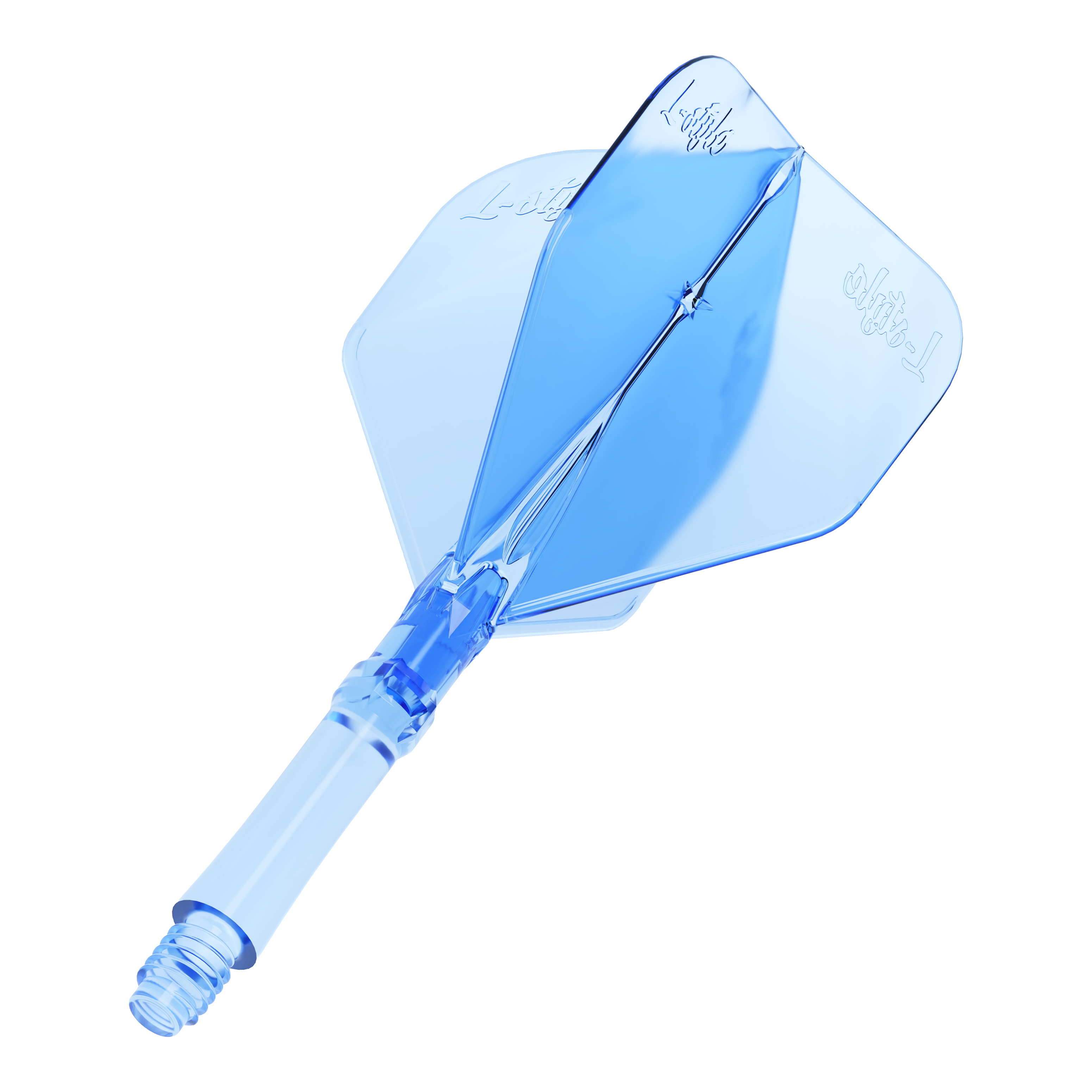 L-Style L-Sytem Flights - Clear Blue Abgebildet ist das Produkt L-Style L-Sytem Flights - Clear Blue. Die transparent blauen Flights werden zum Spielen von Darts verwendet.