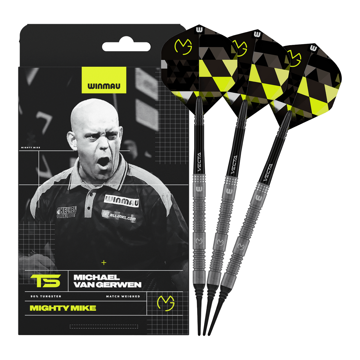 Winmau Michael Van Gerwen TS soft darts - 18g