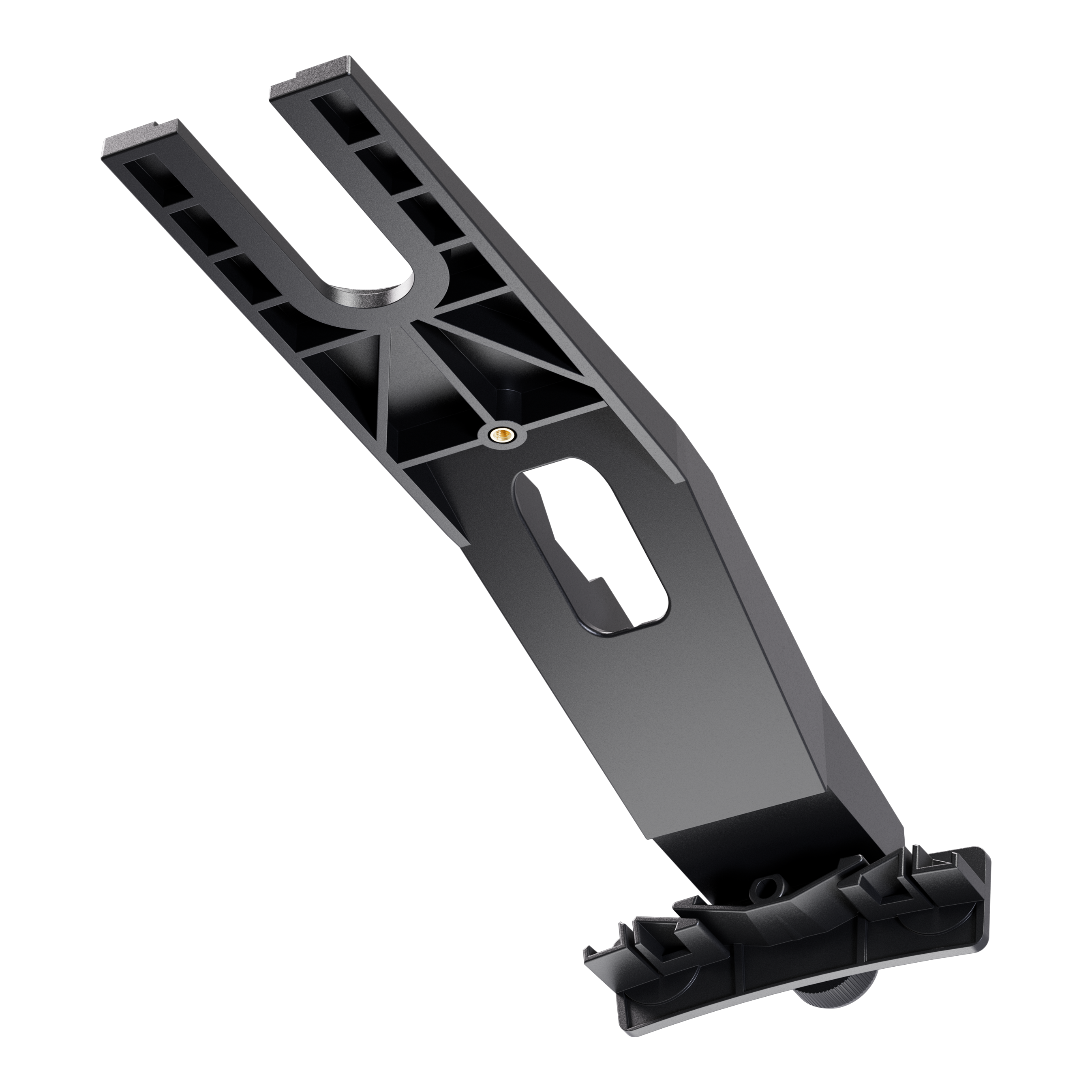 Target OMNI VIRT camera arm Dargestellt wird der Target OMNI VIRT Kamera Arm. Das Produkt wird zum Anbringen einer Kamera für das Dartspiel verwendet.