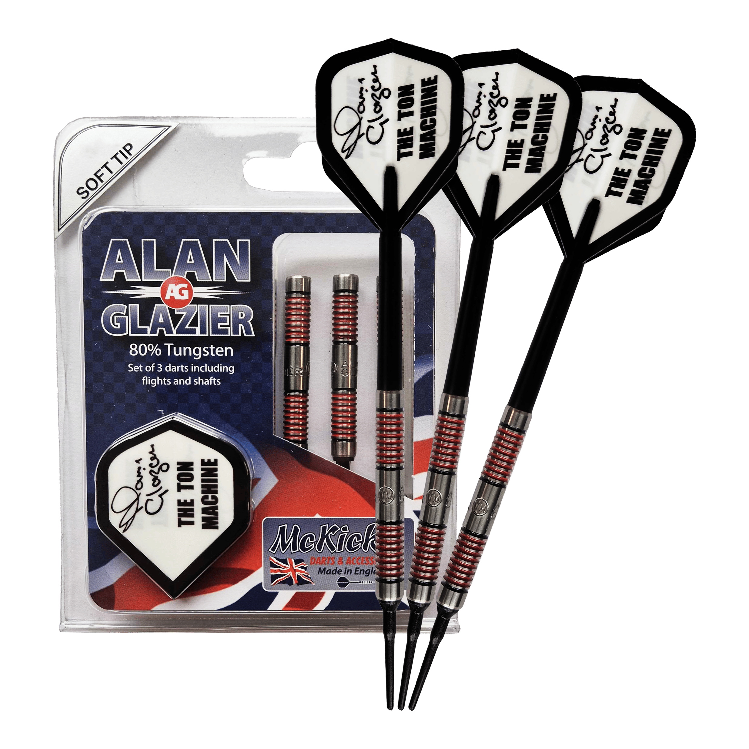 McKicks Alam Glazier Soft Darts - 16g McKicks Alam Glazier Soft Darts - 16g