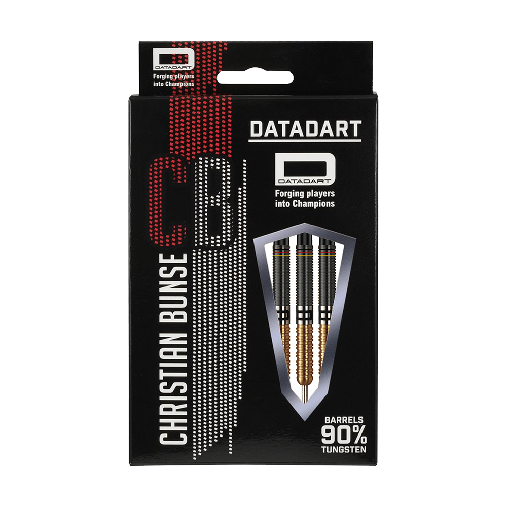 Datadart Christian Bunse Gold Black steel darts