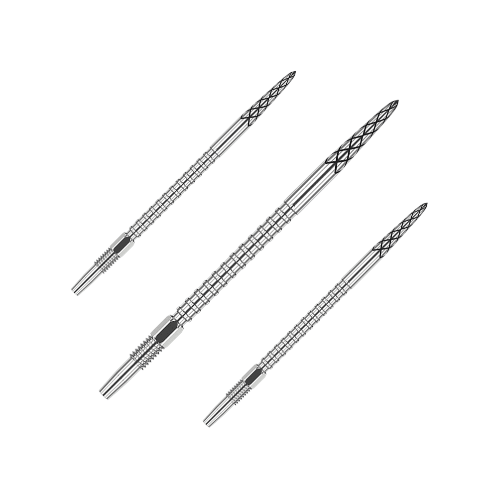 Target Swiss DS Surge Point dart tips - Silver