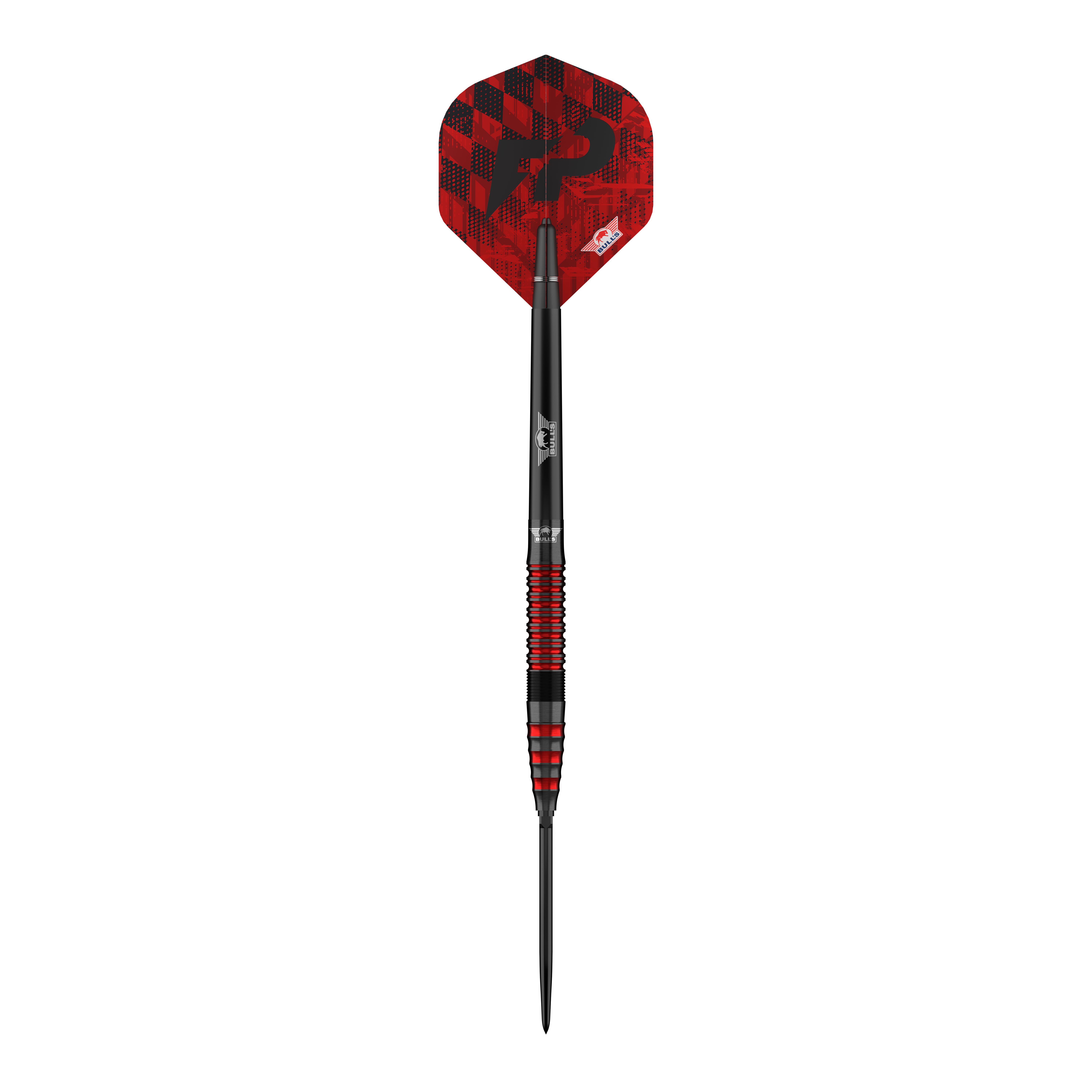 Bulls NL Florian Price 90 Convertible Point Steeldarts Abgebildet ist das Set Bulls NL Florian Preis 90 Convertible Point Steeldarts. Die Darts wirken hochwertig.