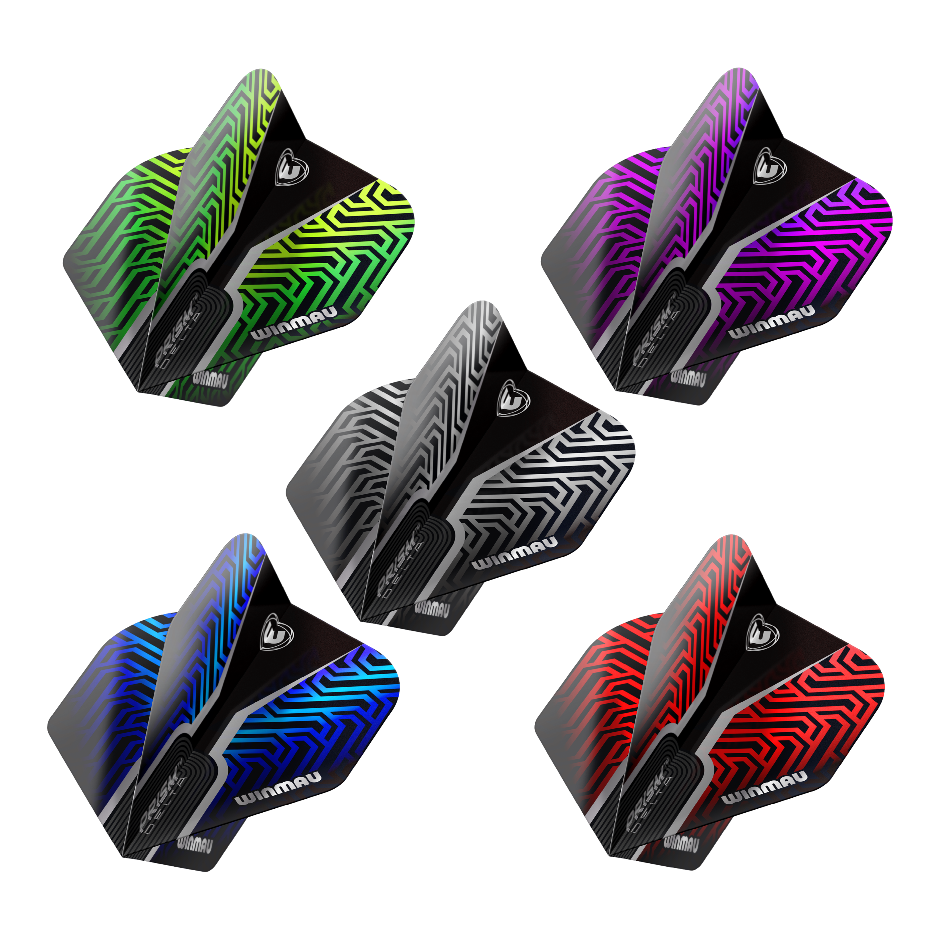 Winmau Prism Delta No2 Standard Flight Collection Abgebildet ist die Winmau Prism Delta No2 Standard Flight Collection. Die Flights sind für Dartpfeile konzipiert.