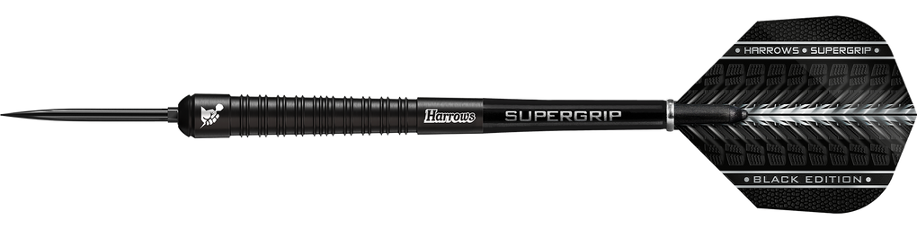 Harrows Supergrip 90 Black Edition Quick Point Steel Darts