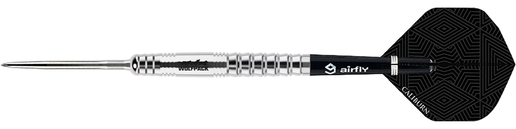 Caliburn Wolfpack W6 steel darts - 22g