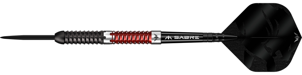 Mission Llew Bevan Black Red Electro Steel Darts - 23g