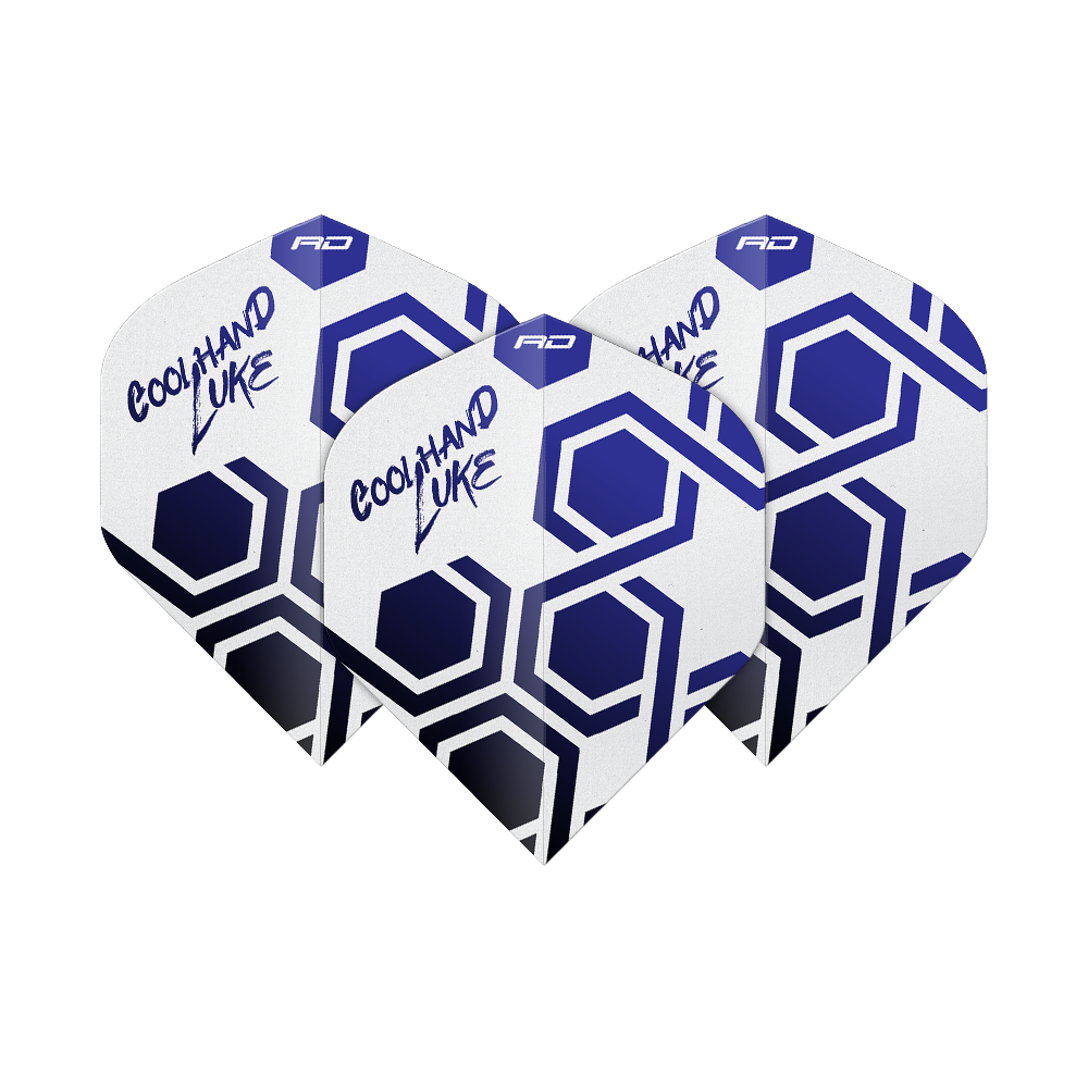 Red Dragon Pro Player Premium Luke Humphries Blue TX5 Premium No2 Standard Flights Dieses Bild zeigt das Set Red Dragon Pro Player Premium Luke Humphries Blue TX5 Premium No2 Standard Flights. Die Flights sind für den professionellen Dartgebrauch konzipiert.