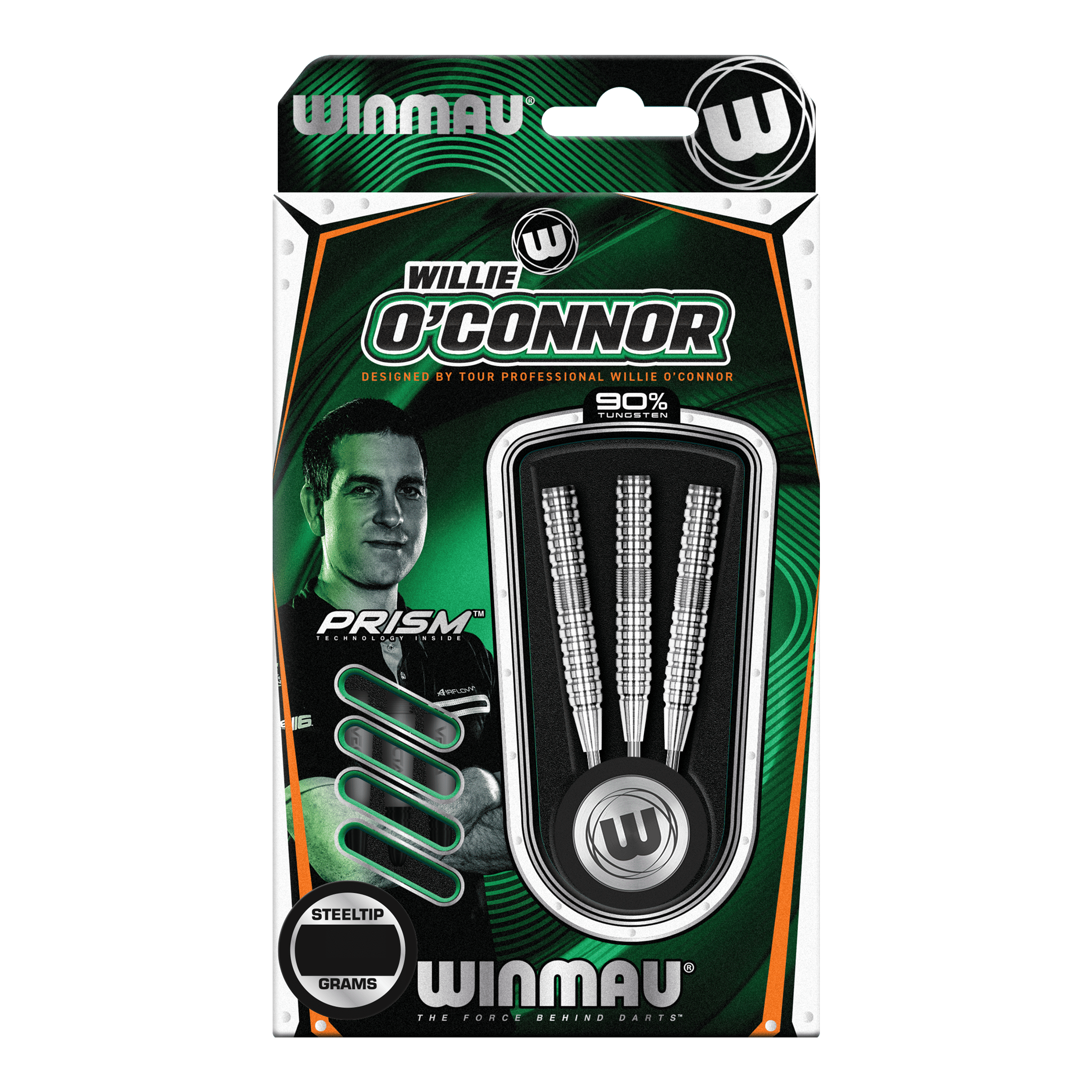 Winmau Willie OConnor Steel Darts - 23g