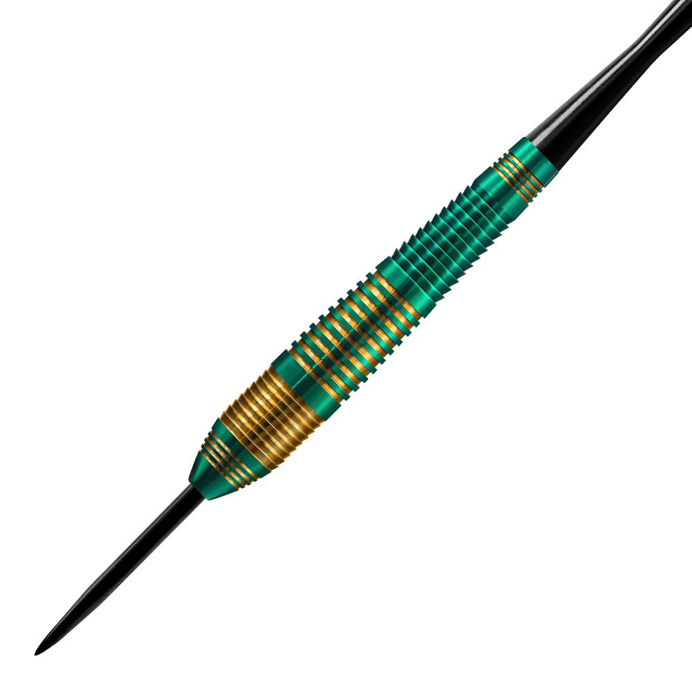 Harrows Vivid Brass Green steel darts