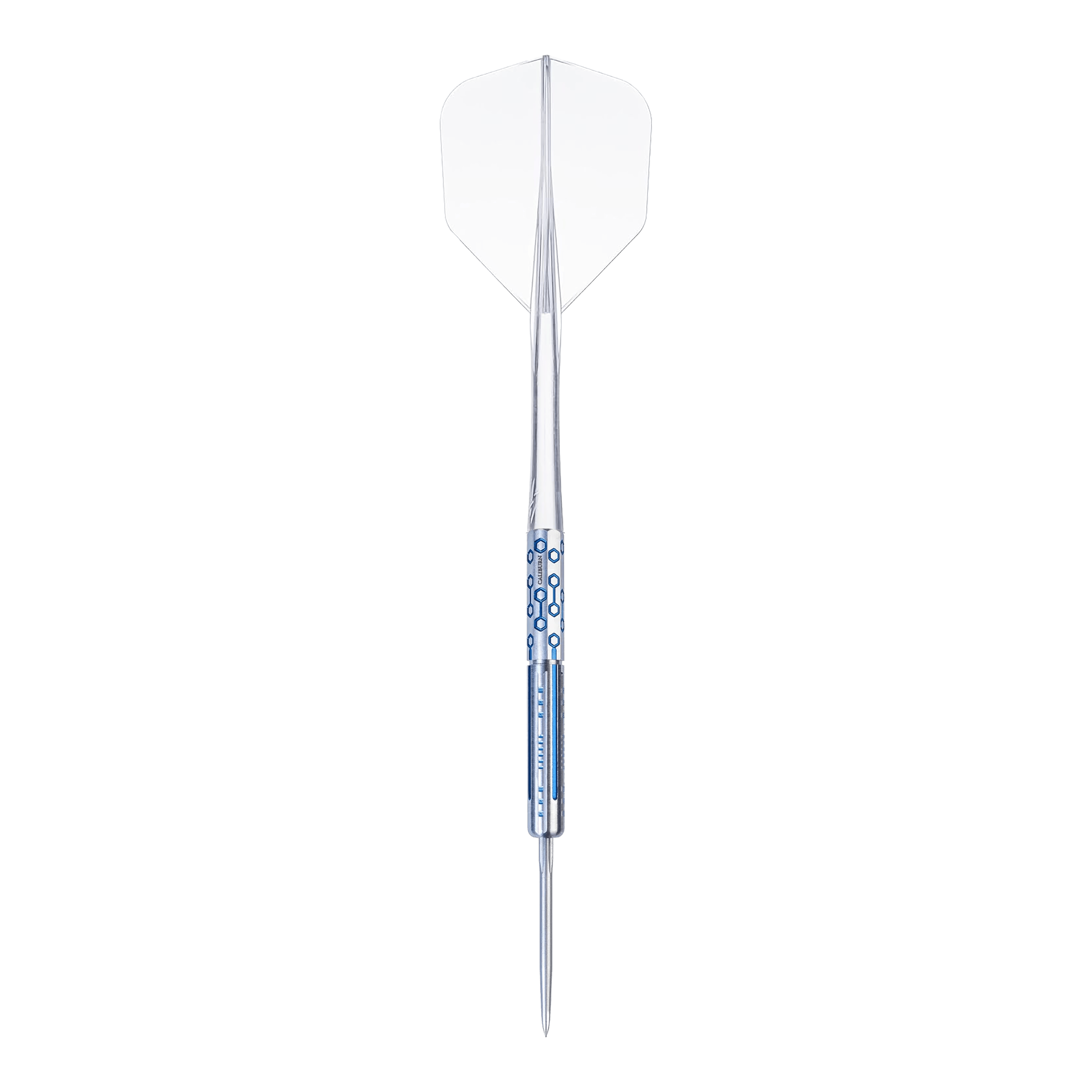 Caliburn Starships Series Demeter Steeldarts - 23g Das Bild zeigt einen einzelnen Caliburn Starships Series Demeter Steeldart mit 23g Gewicht. Der Dart zeichnet sich durch sein modernes Design aus.