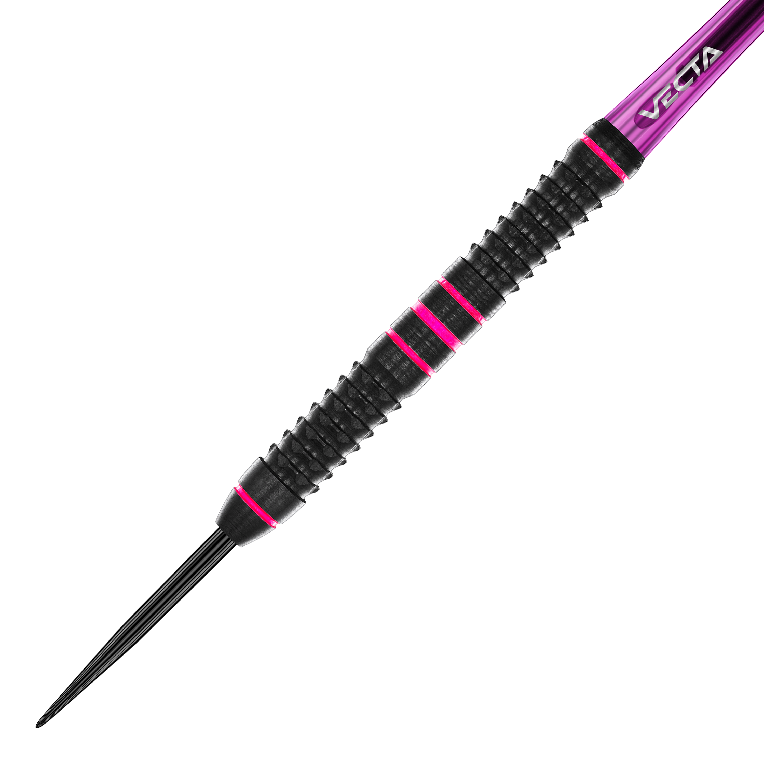 Hier sieht man die Winmau Team 360 Rebecca Allen Steeldarts mit einem Gewicht von 24g. Das Produkt zeichnet sich durch sein elegantes Design und hochwertige Verarbeitung aus.