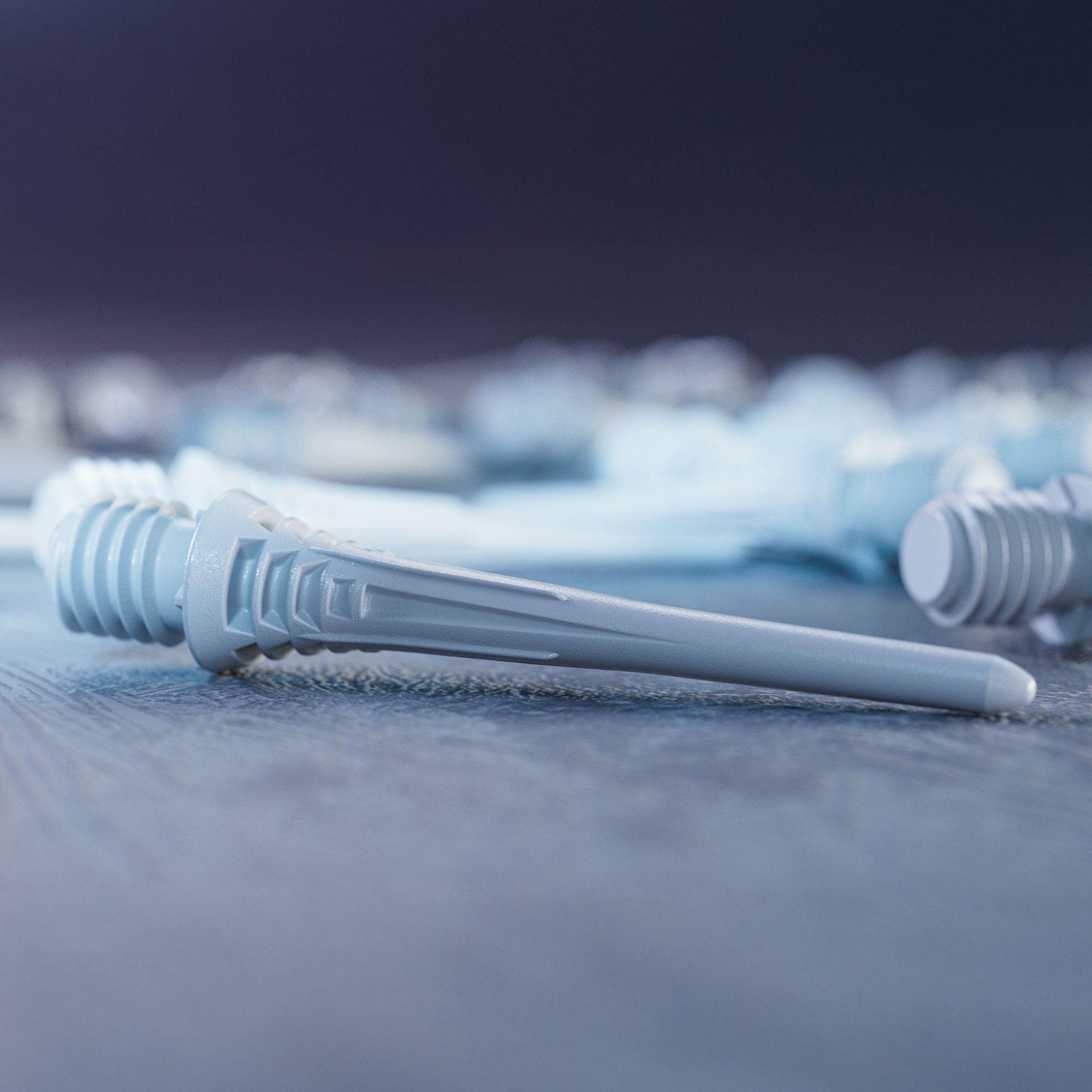 Target Cryo Softdartspitzen 30er Pack - Weiß ist fotografiert worden. Die Packung enthält mehrere weiße Softdartspitzen.