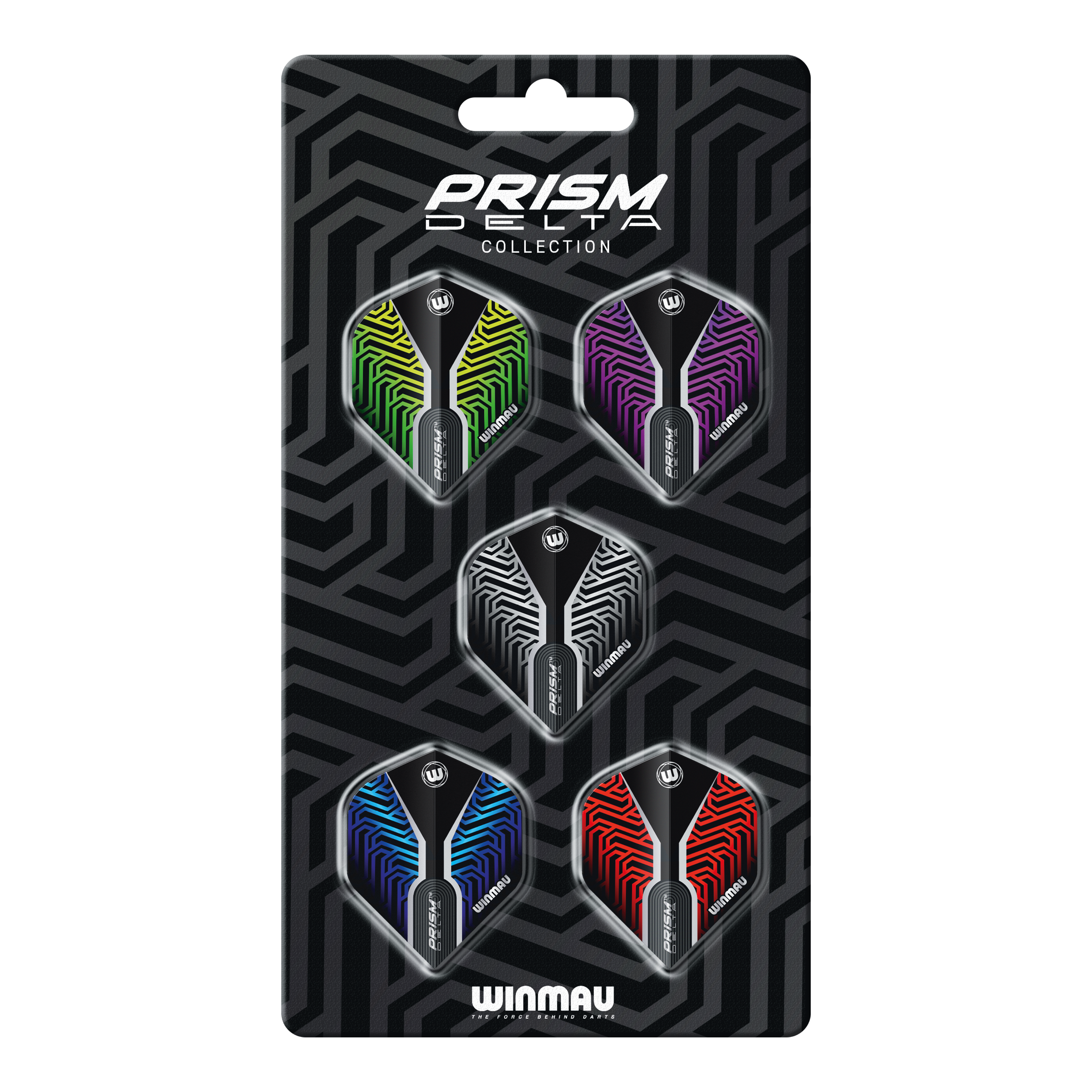 Winmau Prism Delta No2 Standard Flight Collection Zu sehen ist die Winmau Prism Delta No2 Standard Flight Collection. Diese Flights eignen sich bestens für präzise Dartspiele.