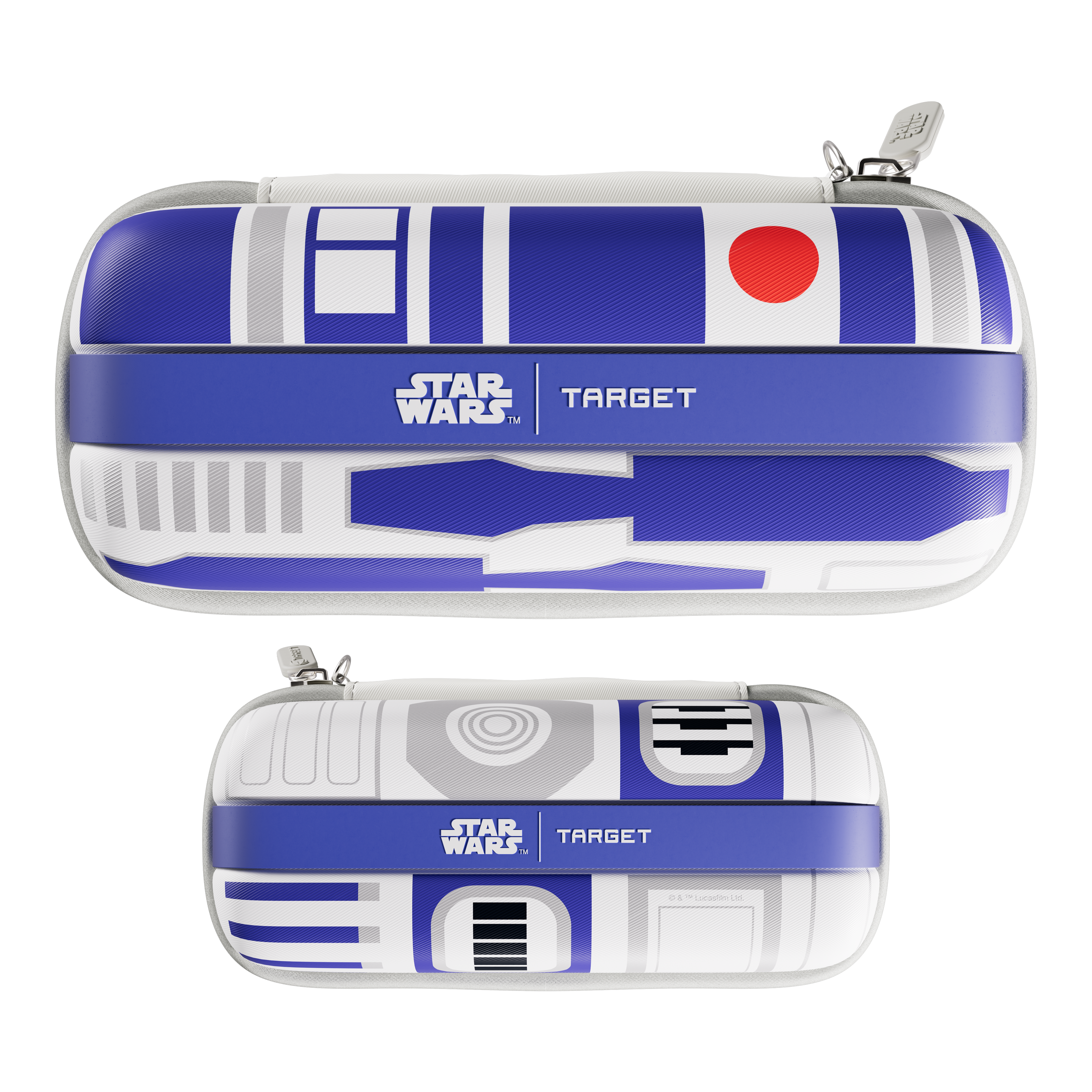 Target Star Wars Boa Dartcase - R2D2 Abgebildet ist das Target Star Wars Boa Dartcase im Design von R2D2. Das Produkt dient zur sicheren Aufbewahrung von Dartzubehör.
