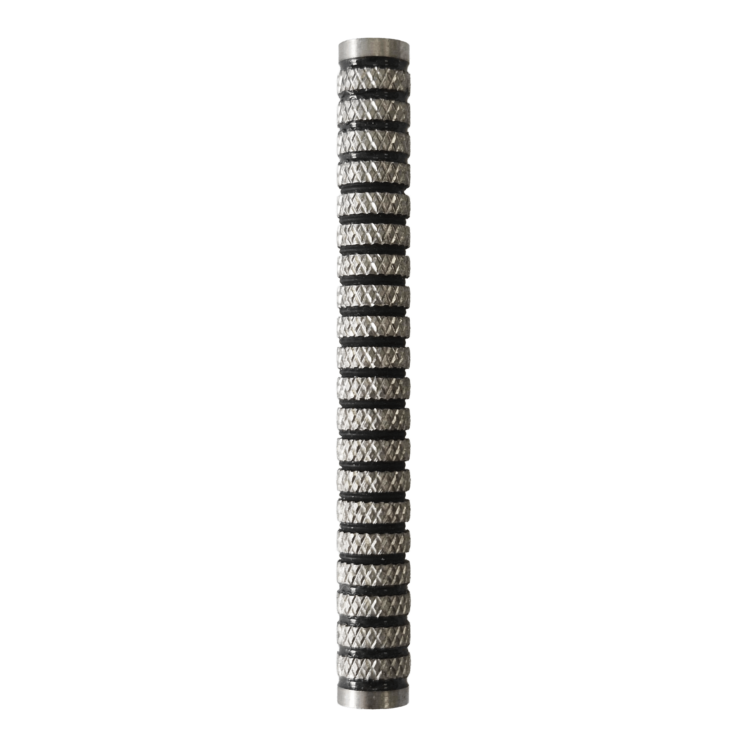 McDart Black Ring Knurled Softdart Barrels - 18g Zu sehen sind die McDart Black Ring Knurled Softdart Barrels - 18g. Das Bild illustriert das Produkt mit schwarzen Rillen für einen besseren Halt.