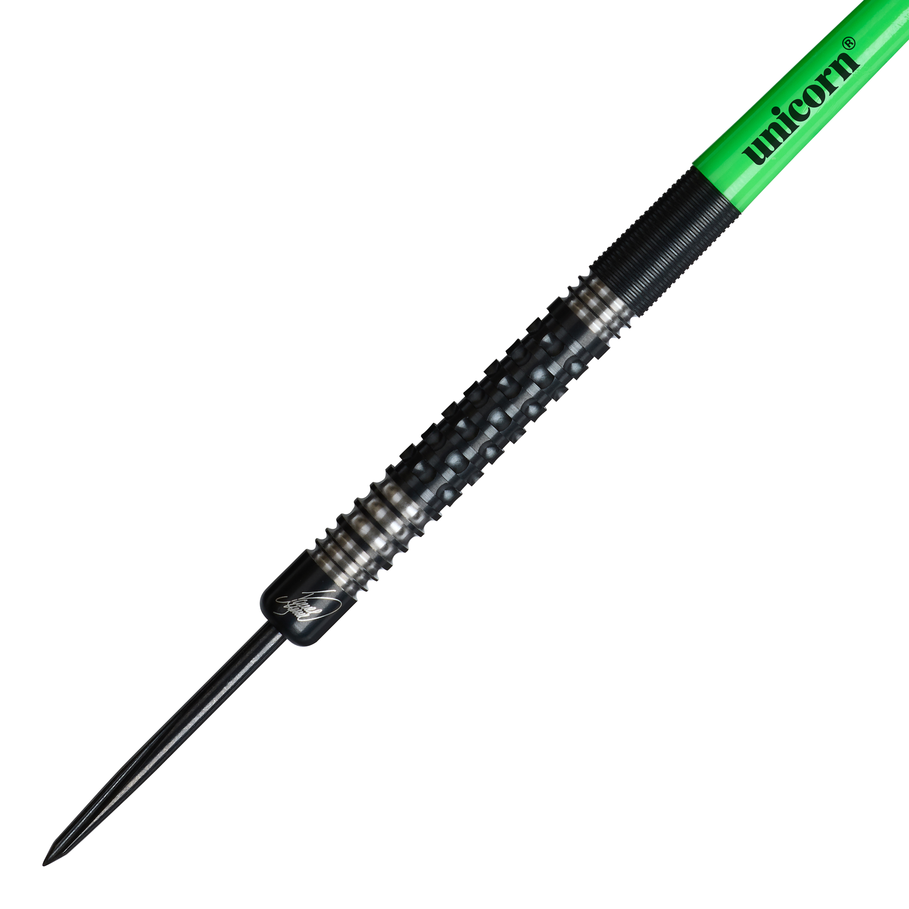Unicorn Wraith James Wade steel darts Auf diesem Bild sind die Unicorn Wraith James Wade Steeldarts zu sehen. Diese Darts sind besonders für professionelle Spieler geeignet.