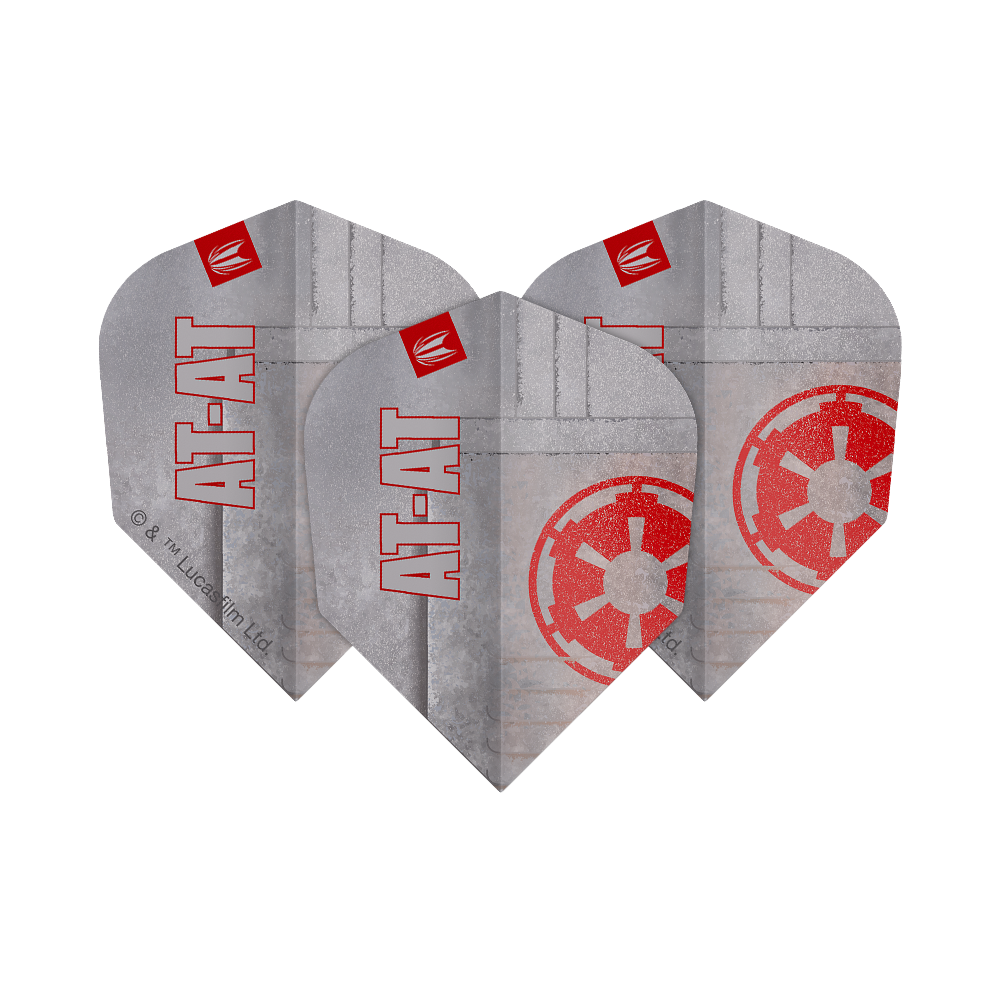 Target Star Wars Pro Ultra AT-AT No6 Flights Dies ist ein Target Star Wars Pro Ultra AT-AT No6 Flights Produkt. Es handelt sich um Flight-Flügel für Darts im Star Wars Design.