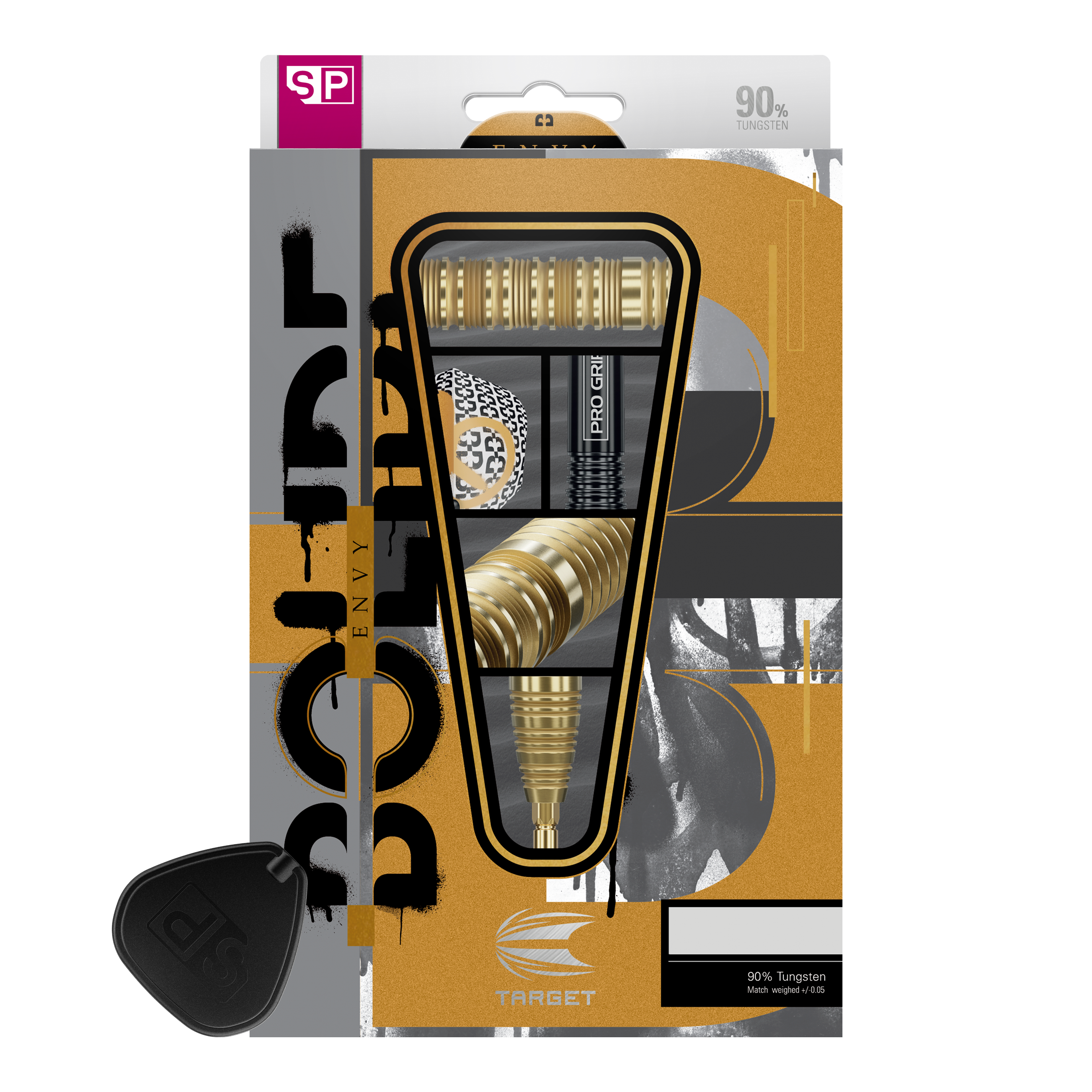 Target Bolide Envy 02 Swiss Point steel darts Auf dem Bild sind die Target Bolide Envy 02 Swiss Point Steeldarts abgebildet. Sie bieten Präzision und Stil für Dartspieler.