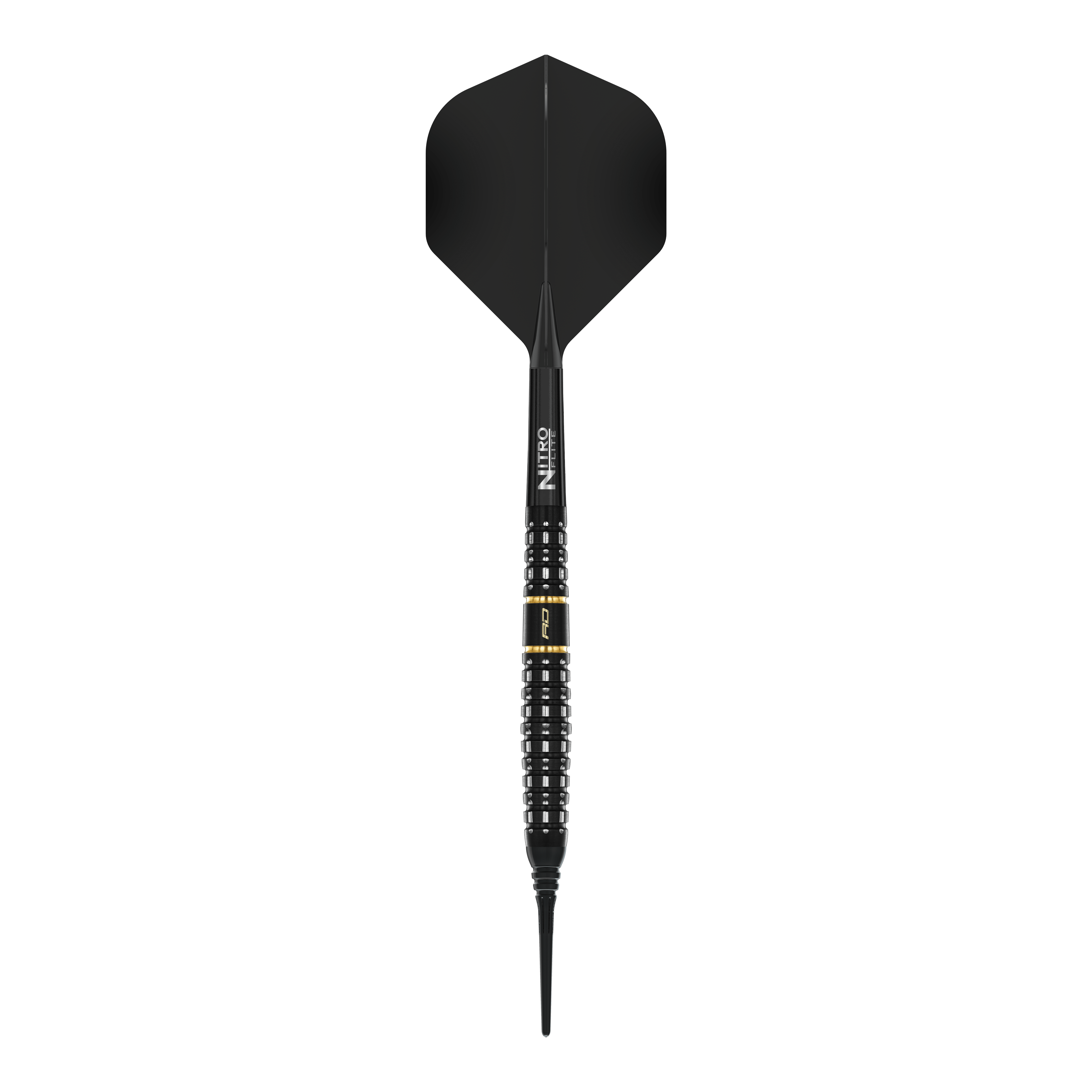 Hier sieht man die Red Dragon Ascend Torpedo Softdarts - 22g. Sie sind für das Softdartspiel optimiert.
