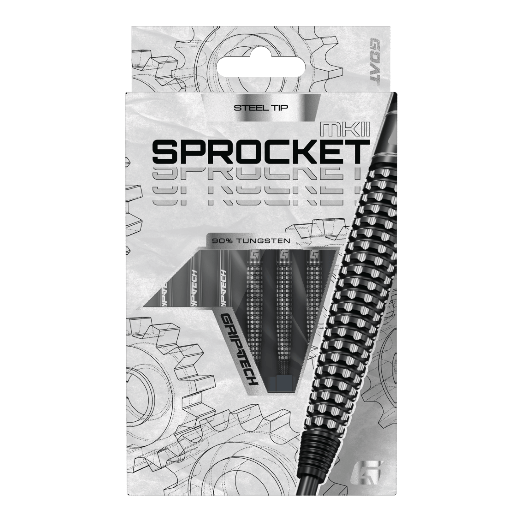 GOAT Sprocket MKII Torpedo Steel Darts GOAT Sprocket MKII Torpedo Steeldarts sind auf diesem Bild dargestellt. Sie zeichnen sich durch ihre besondere Form und Verarbeitung aus.