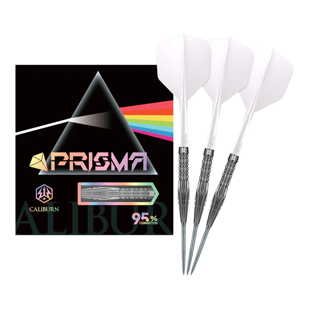 Caliburn Prisma P1 steel darts - 19.5g Caliburn Prisma Steeldarts - 19,5g. Dieses Produkt ist ideal für Dartspieler, die Wert auf Qualität legen.