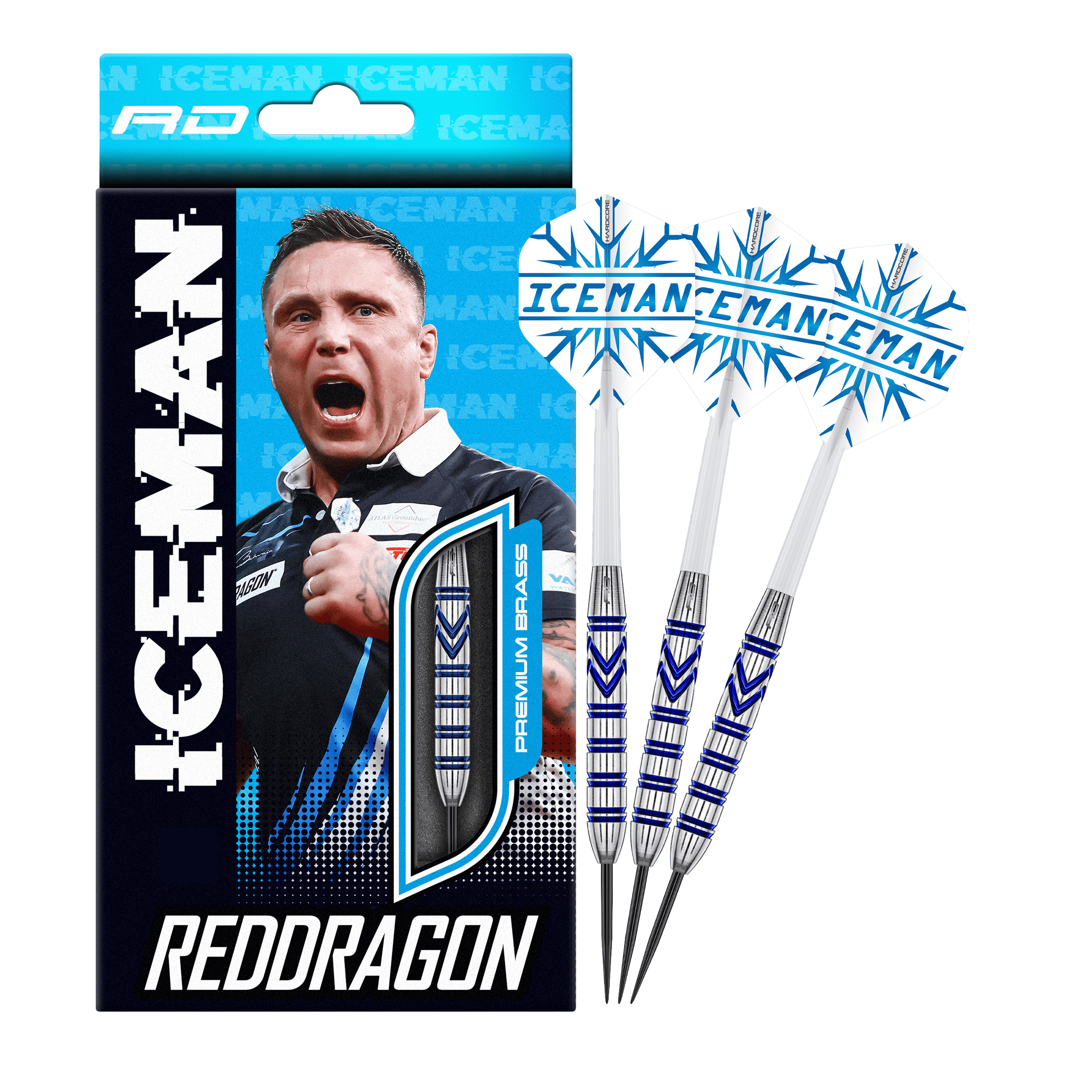Red Dragon Gerwyn Price Brass Steel Darts - 21 g