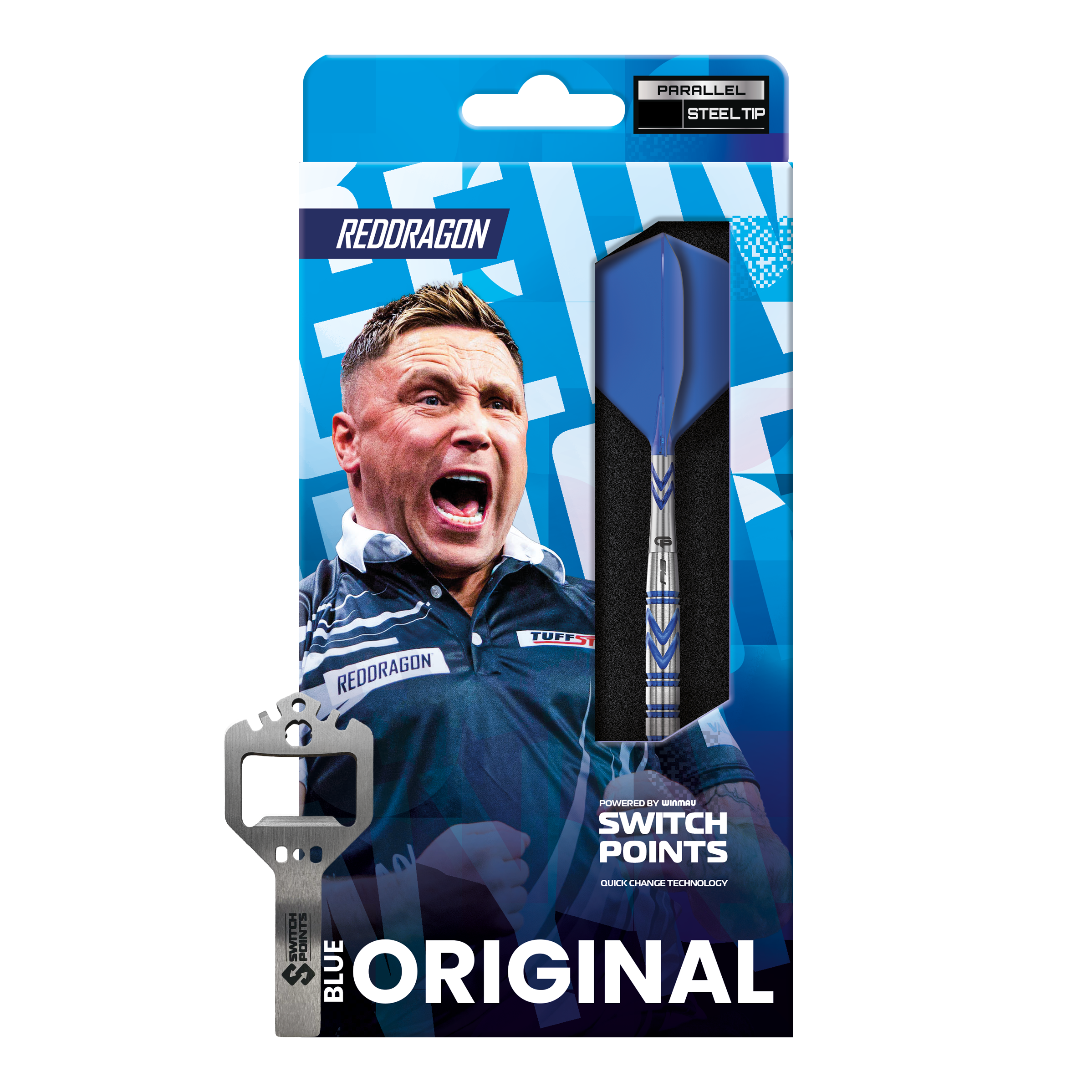 Red Dragon Gerwyn Price Blue Original Switch Point Steeldarts Gezeigt werden hier die Red Dragon Gerwyn Price Blue Original Switch Point Steeldarts. Das Modell bietet eine zuverlässige Handhabung und modernes Design.