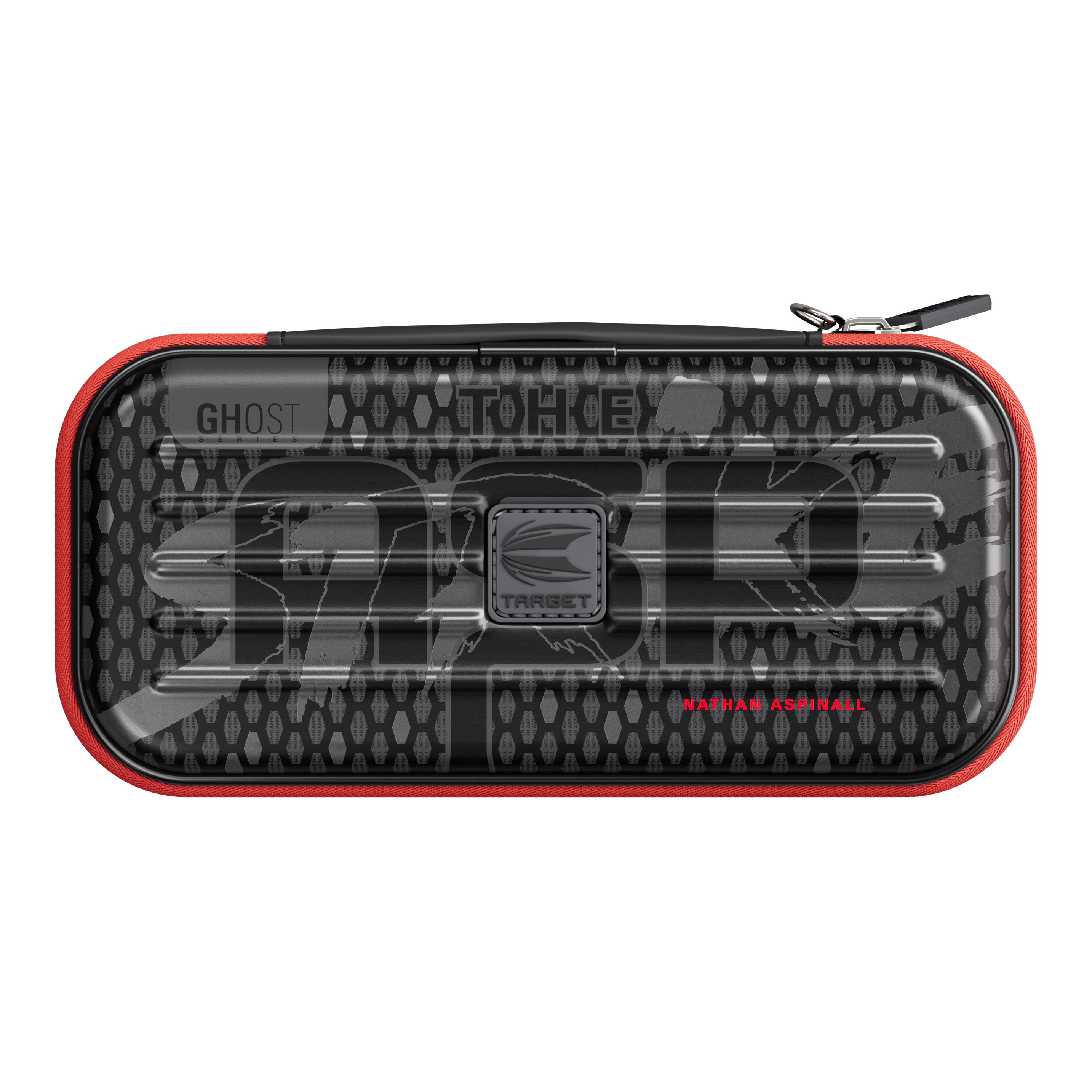 Takoma Ghost Series Nathan Aspinall dart case Abgebildet ist das Takoma Ghost Series Nathan Aspinall Dartcase. Das Dartcase bietet optimalen Schutz für Dartpfeile.