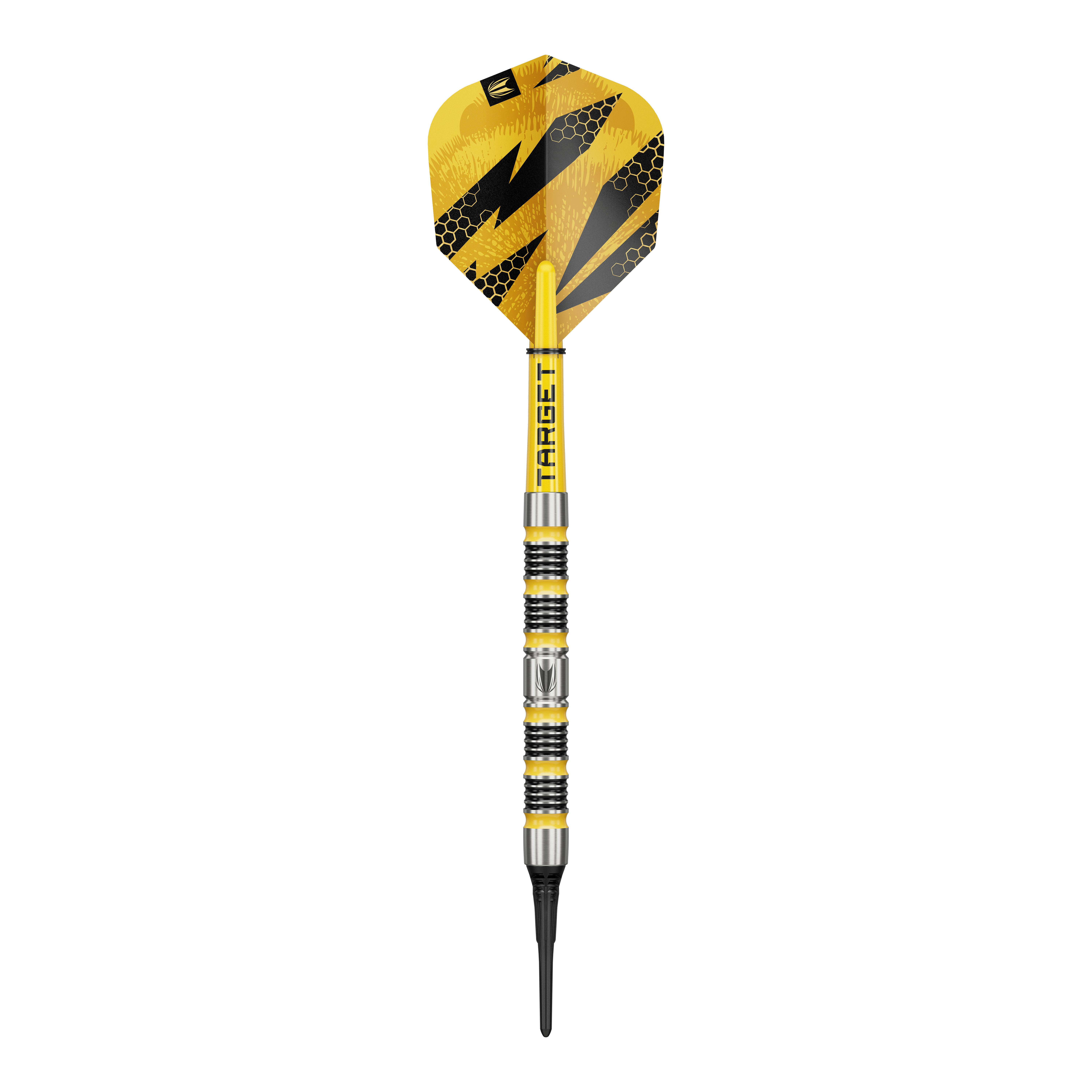 Das Bild zeigt die Target Buzz 11 Softdarts. Die Darts sind modern gestaltet und ideal für Softdart-Fans.
