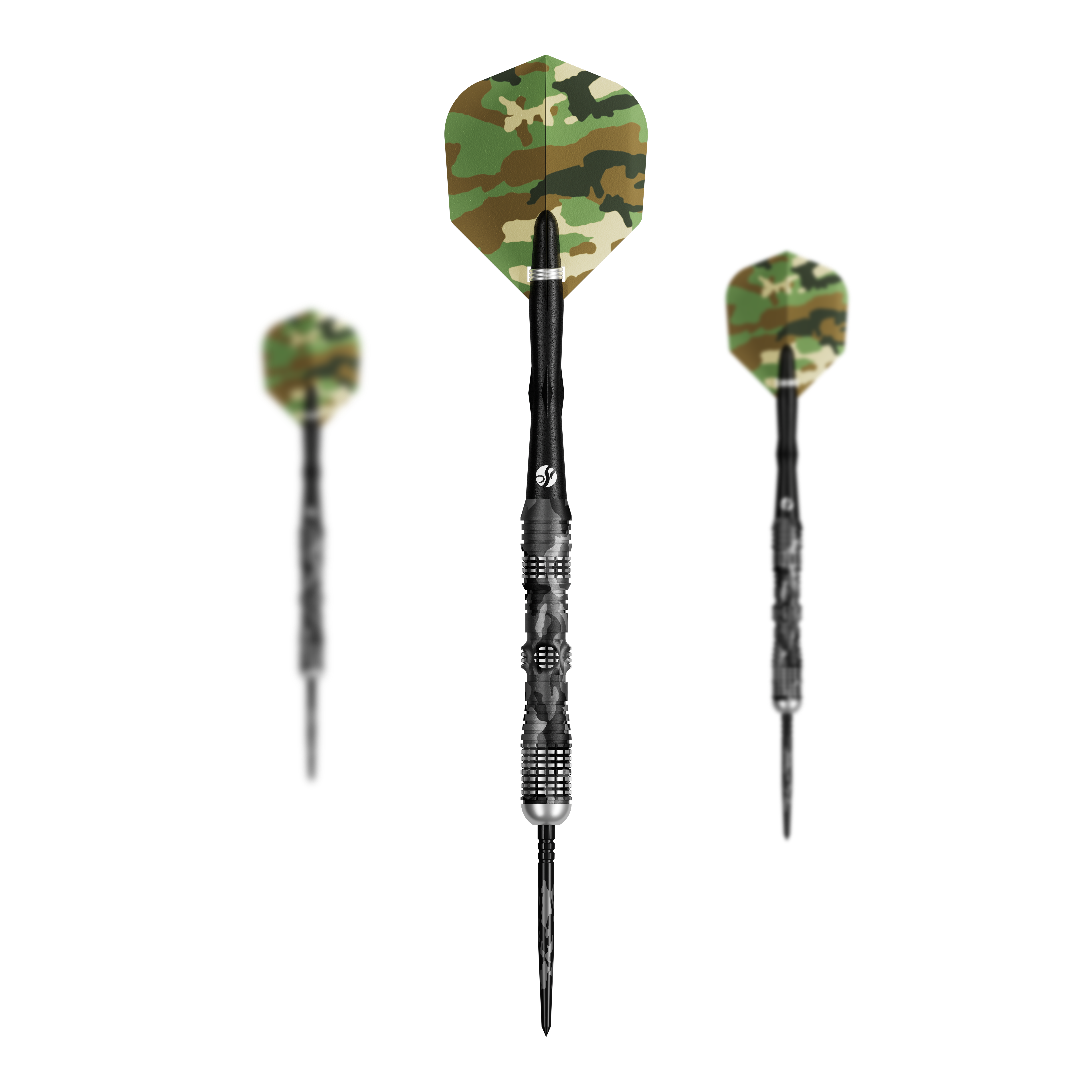 Shot Camo Longshot Turbo Point Steeldarts - 23g Shot Camo Longshot Turbo Point Steeldarts 23 Gramm werden dargestellt. Sie besitzen ein spezielles Muster.