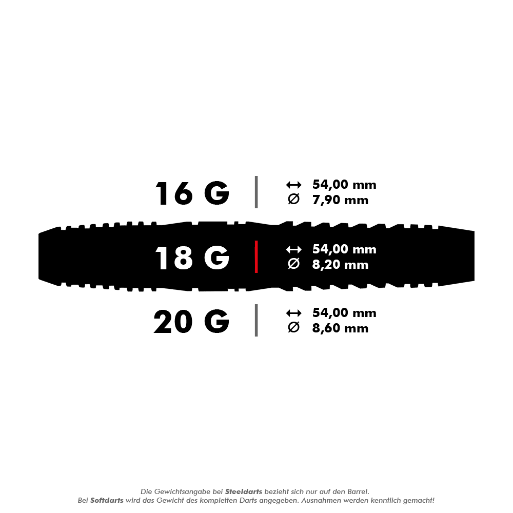 Harrows Fire High Grade Alloy soft darts