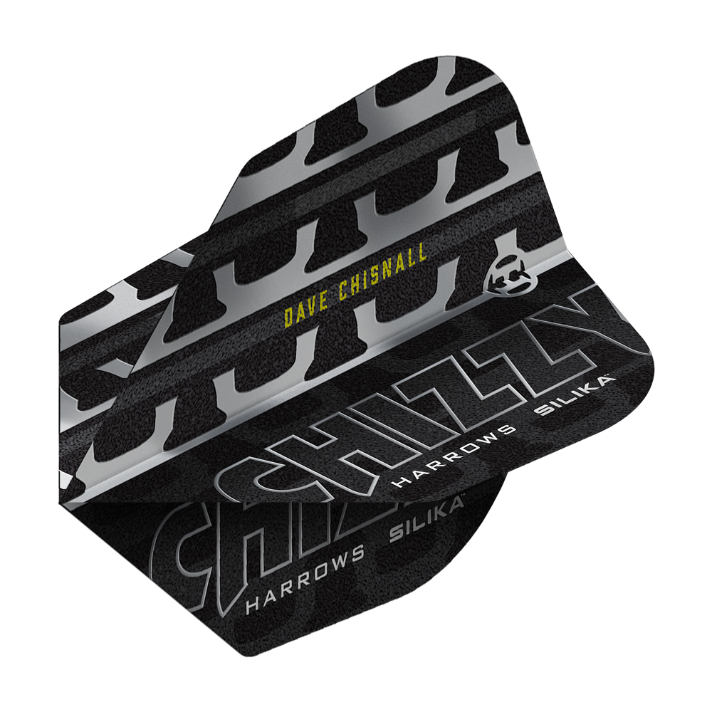 Das Foto zeigt Harrows Dave Chisnall Chizzy Series 4 No6 Flights. Dieses Produkt ist ein Dartzubehör.