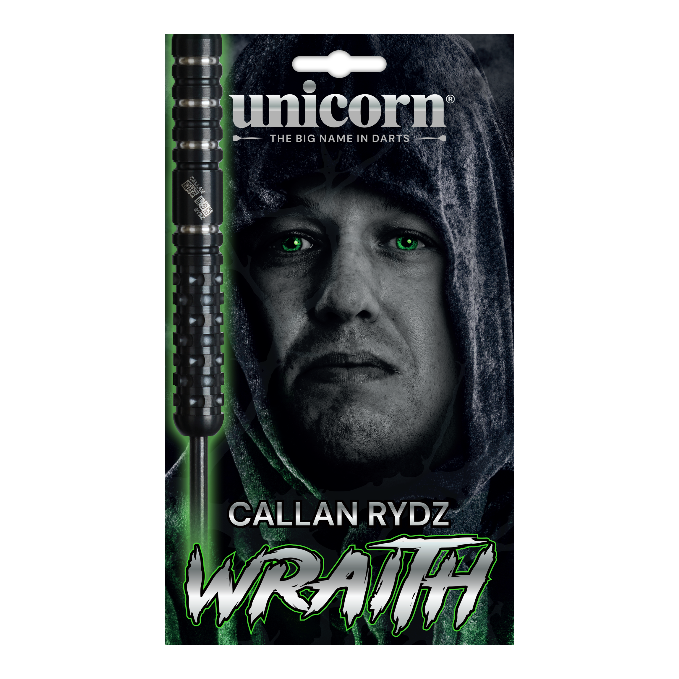 Unicorn Wraith Callan Rydz Steel Darts - 23g Das Foto zeigt Unicorn Wraith Callan Rydz Steeldarts - 23g. Die Darts sind für professionelle Spieler geeignet.