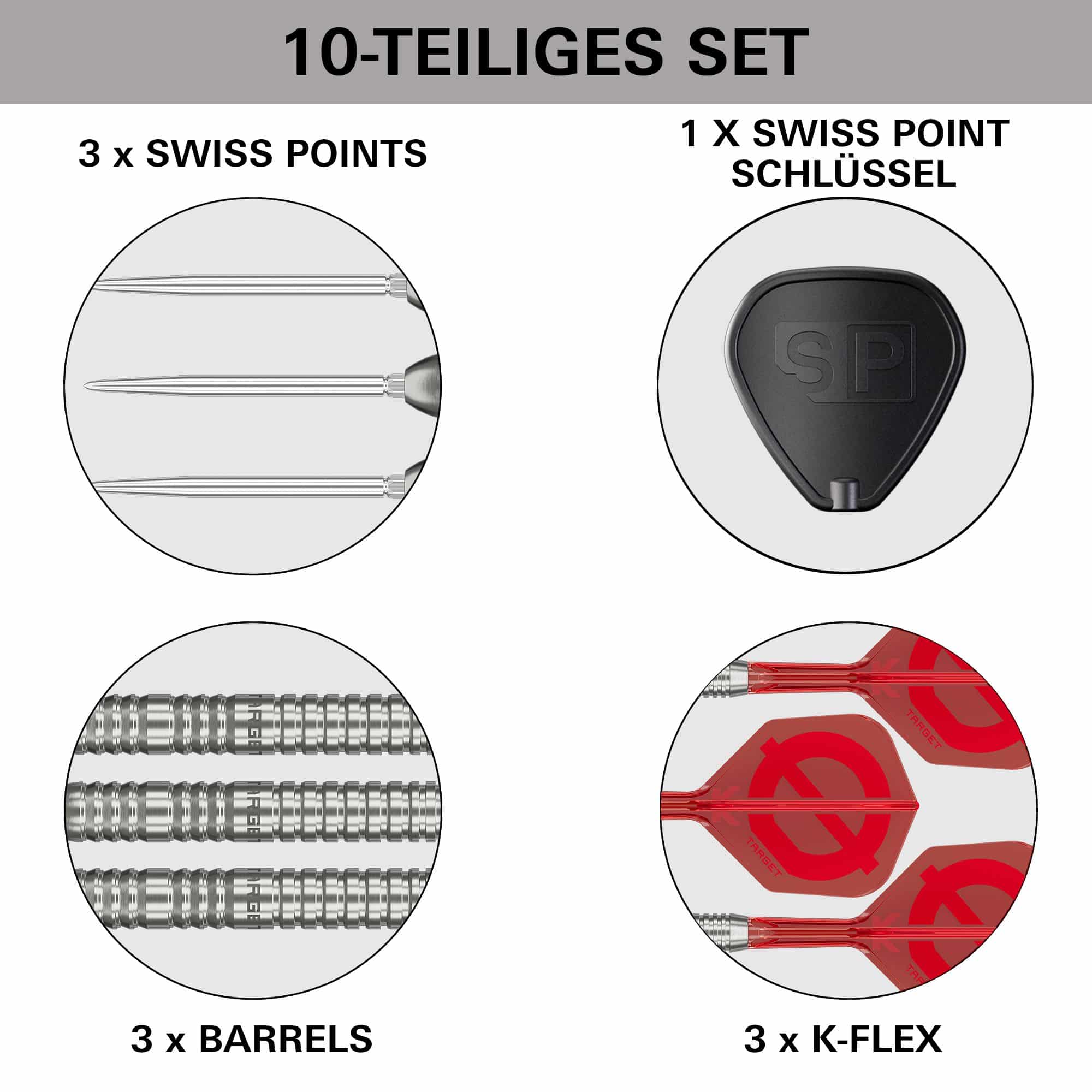 Target Group O 03 Swiss Points Steel Darts Target Group O 03 Swiss Points Steel Darts
