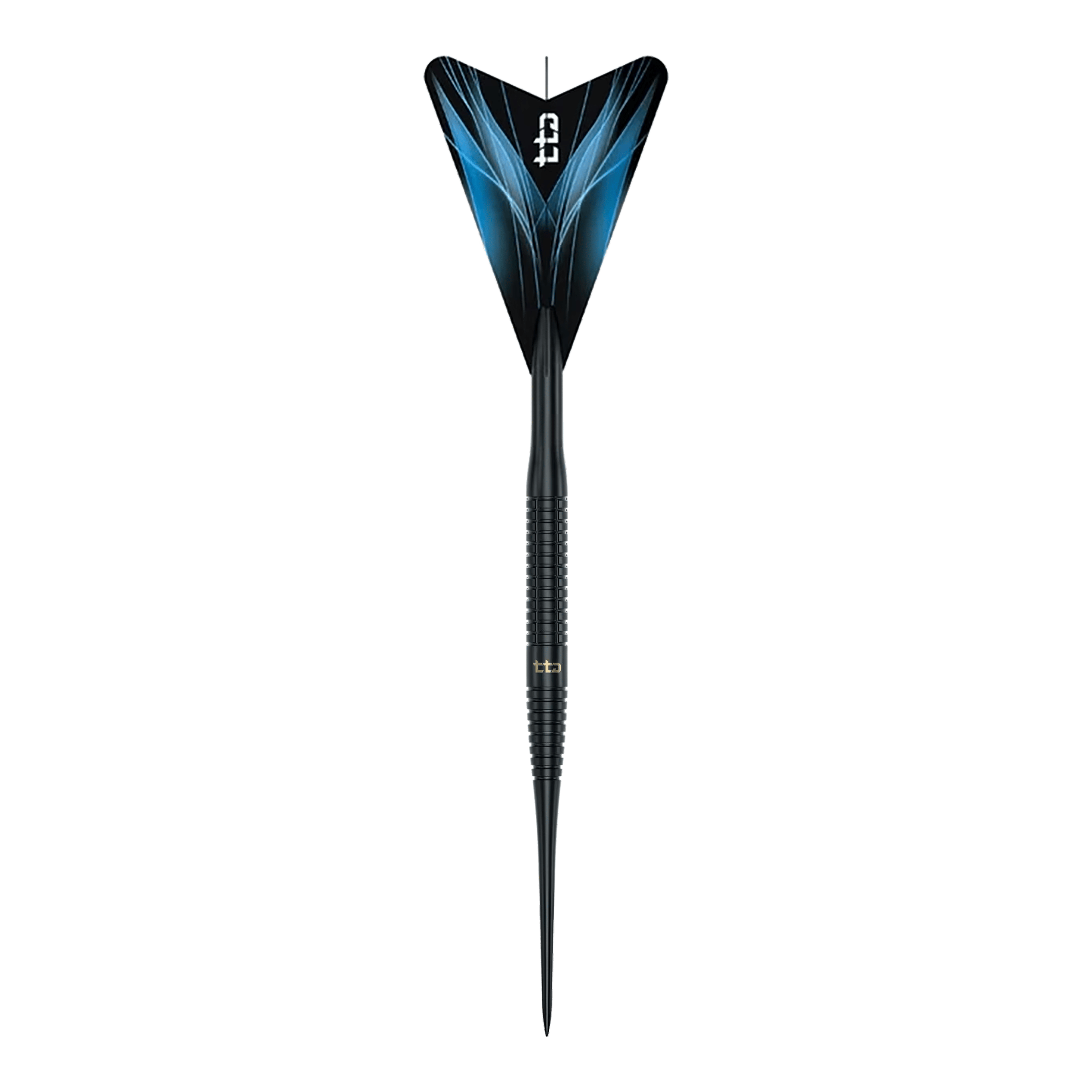 Caliburn TTD Complete Titanium T3 Black Steeldarts - 7g Die Abbildung präsentiert die Caliburn TTD Complete Titanium T3 Black Steeldarts mit einem Gewicht von 7g. Sie sind hochwertig verarbeitet und ideal für Präzisionswürfe.