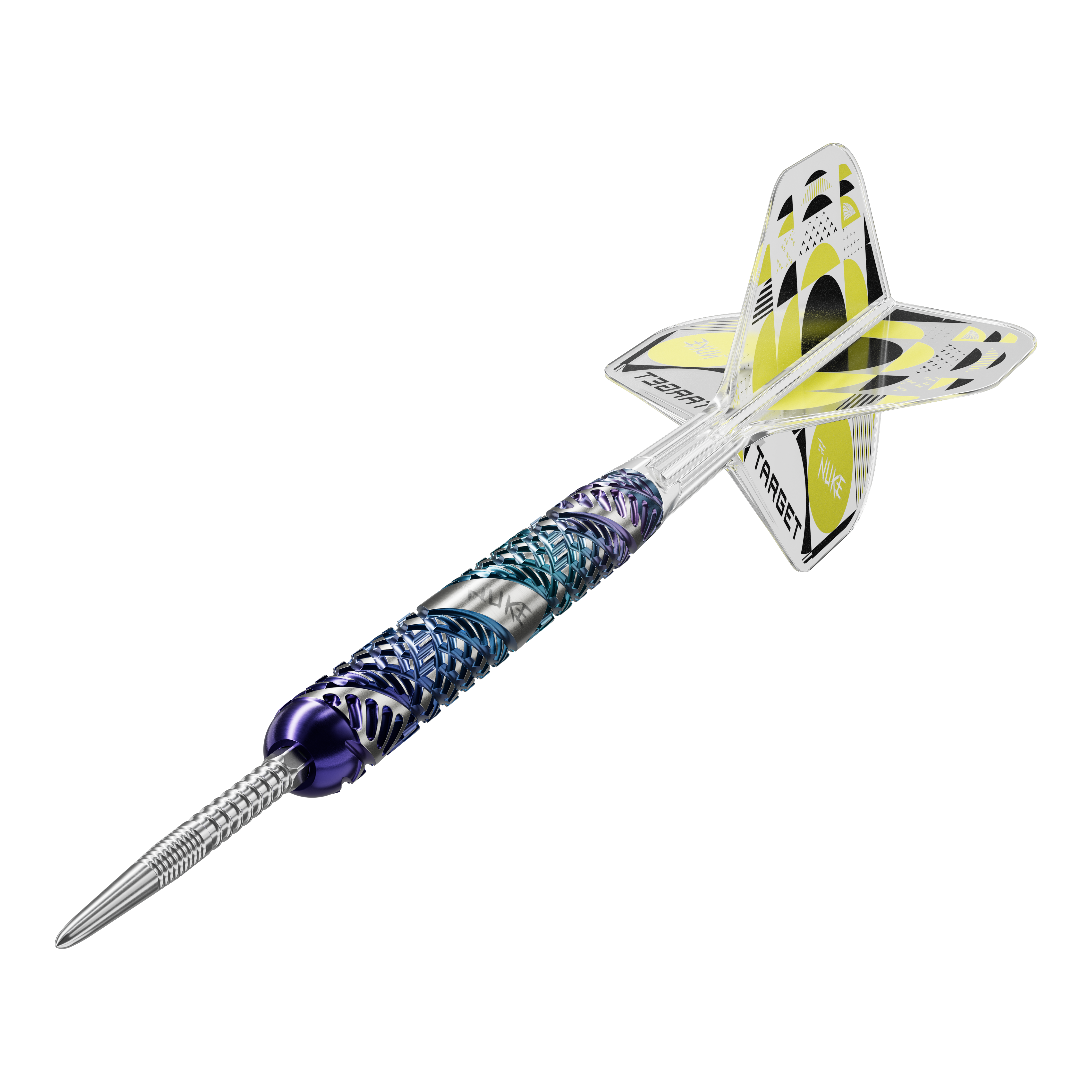 Das Bild zeigt die Target Luke Littler Egde Swiss Point Steeldarts. Die Darts zeichnen sich durch ein filigranes Design und hochwertige Verarbeitung aus.