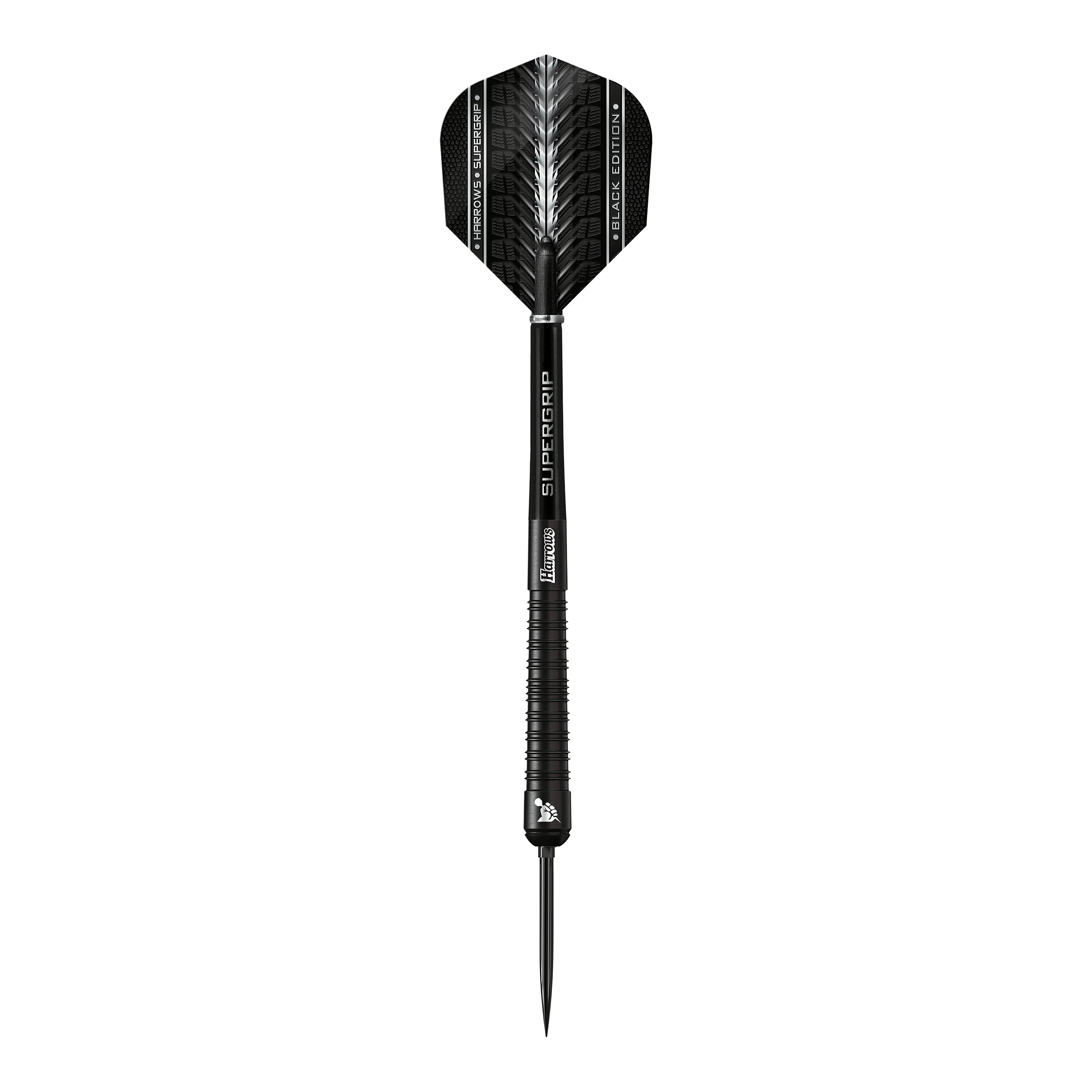 Harrows Supergrip 90 Black Edition Quick Point Steel Darts