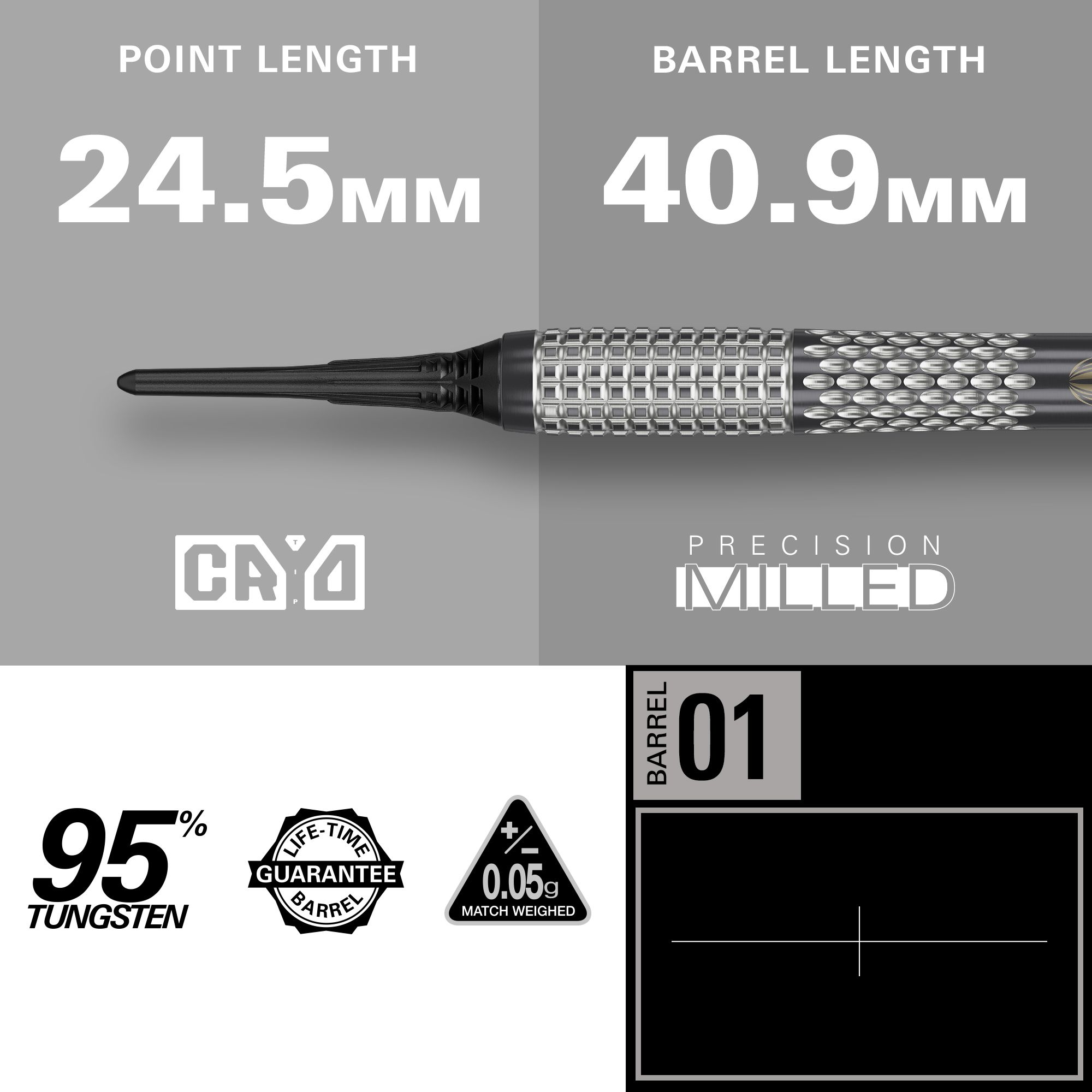 Target Stephen Bunting GEN5 Void Soft Darts - 18g Abgebildet sind die Target Stephen Bunting GEN5 Void Softdarts - 18g. Diese Softdarts wurden für Präzision und Leistung entworfen.