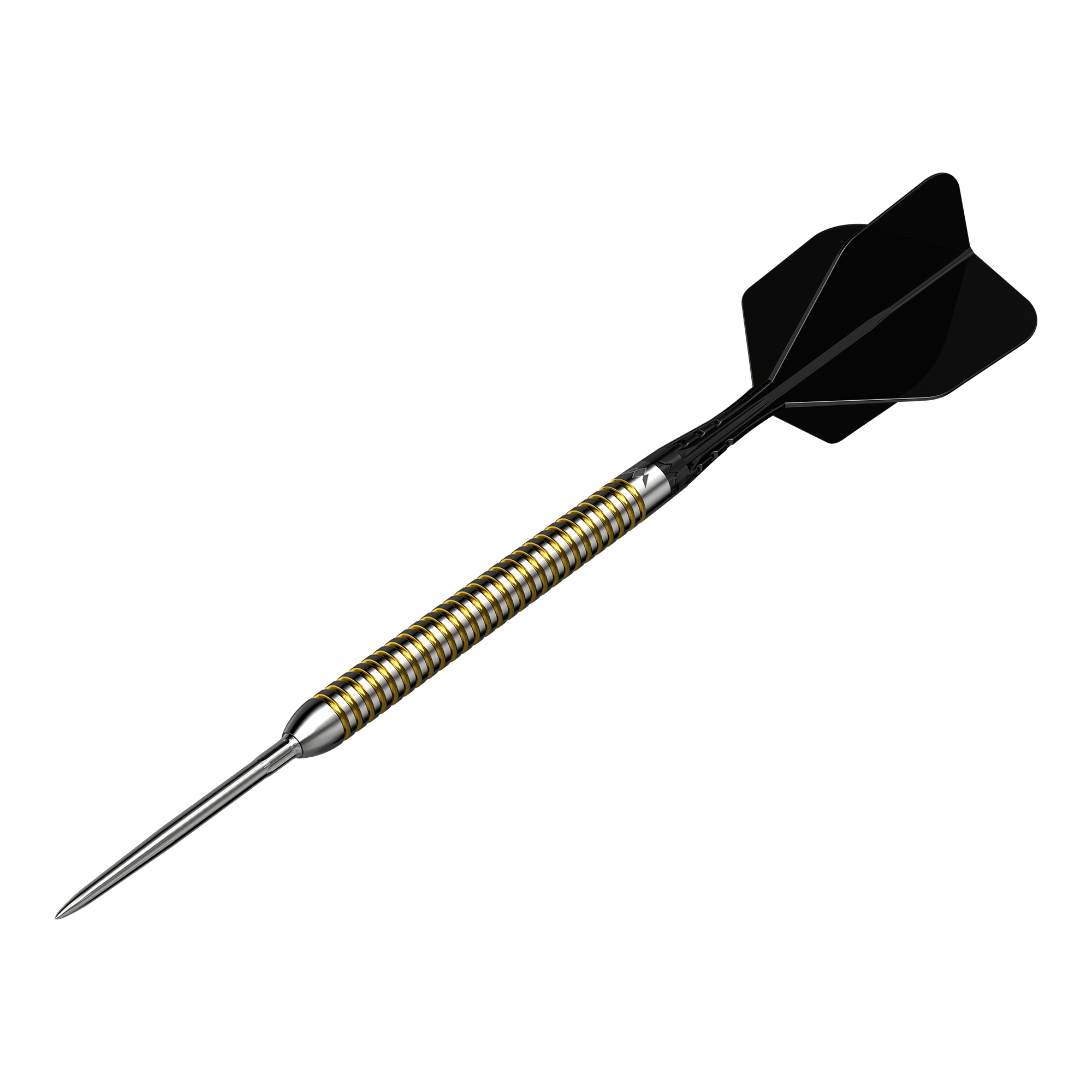 Abgebildet ist das Produkt Mission Mike De Decker V2 R2.5 Steeldarts. Es handelt sich um Darts für das Steeldart-Spiel.