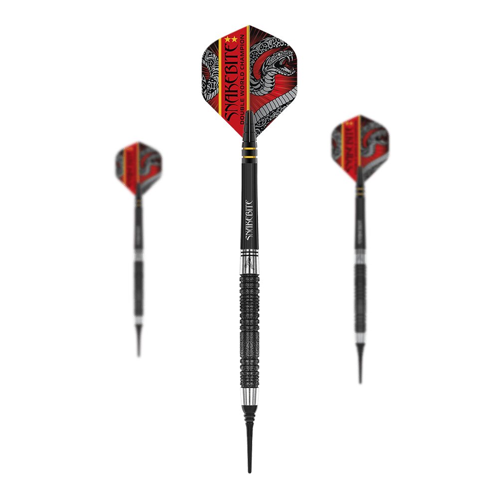 Red Dragon Peter Wright Double World Champion SE Black Softdarts - 20g