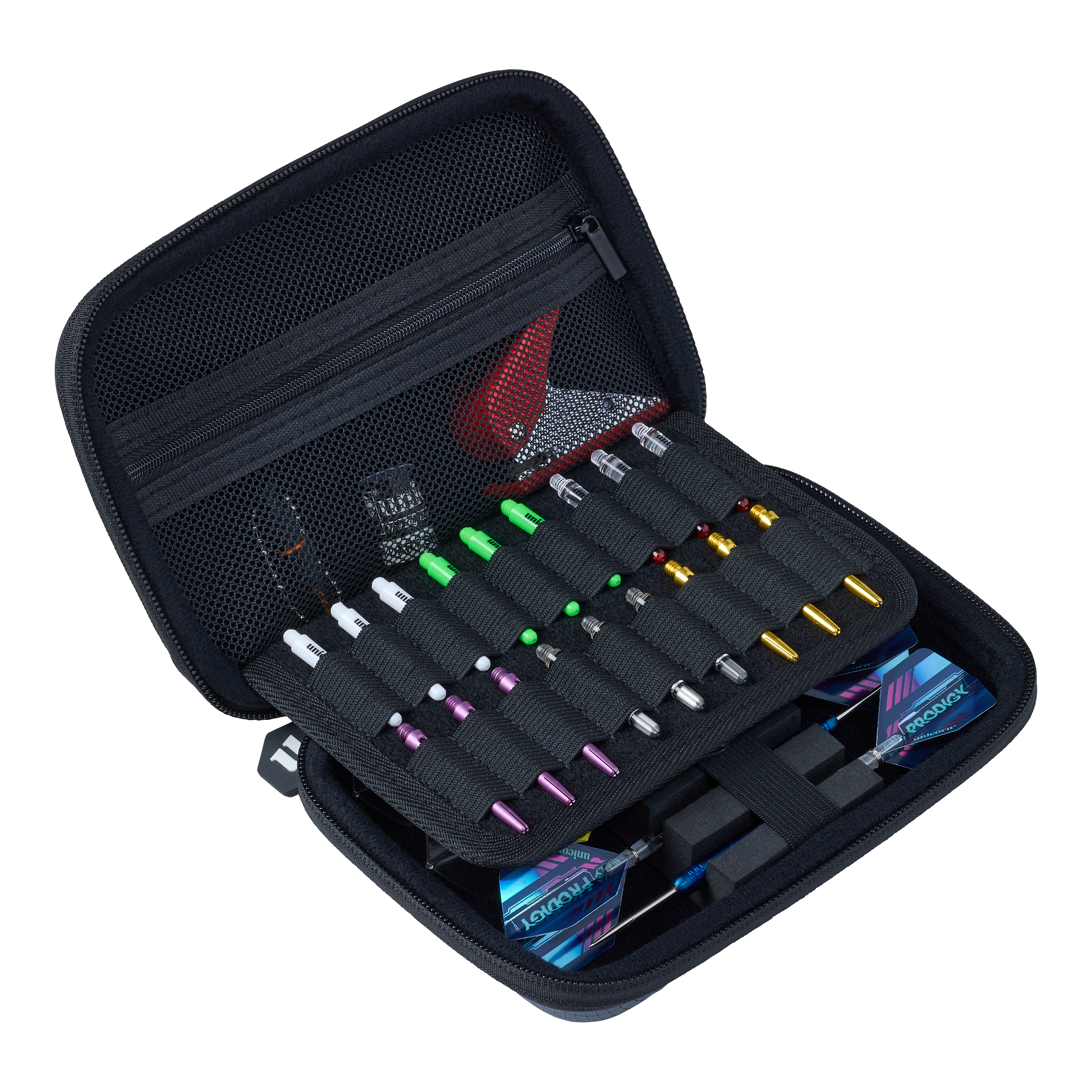 Unicorn Vanguard Medium Dartcase - Grey Zu sehen ist das Unicorn Vanguard Medium Dartcase in Grau. Es sorgt für eine sichere Aufbewahrung von Darts und Zubehör.
