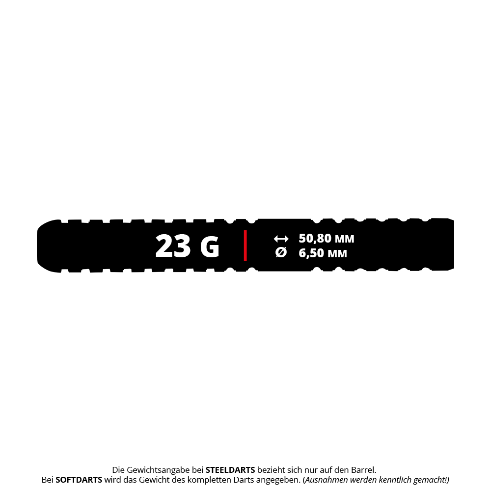 Unicorn Wraith Callan Rydz Steel Darts - 23g Gezeigt wird das Produkt Unicorn Wraith Callan Rydz Steeldarts - 23g. Die Steeldarts zeichnen sich durch ihr modernes Design aus.