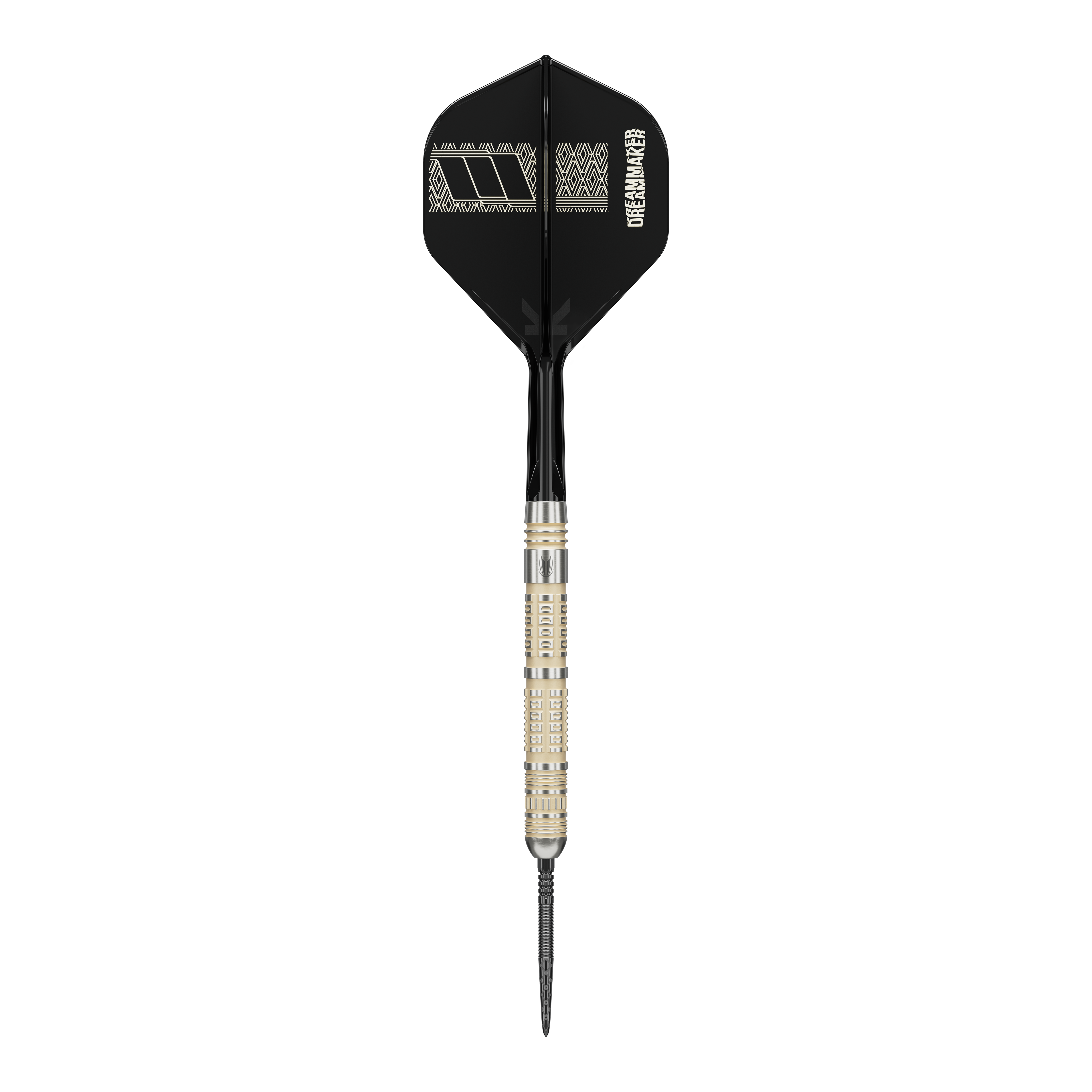 Target Dimitri Van Den Bergh 95K Swiss Point Steel Darts Zu sehen sind die Target Dimitri Van Den Bergh 95K Swiss Point Steeldarts. Die Abbildung gibt einen Eindruck vom Produktdesign.