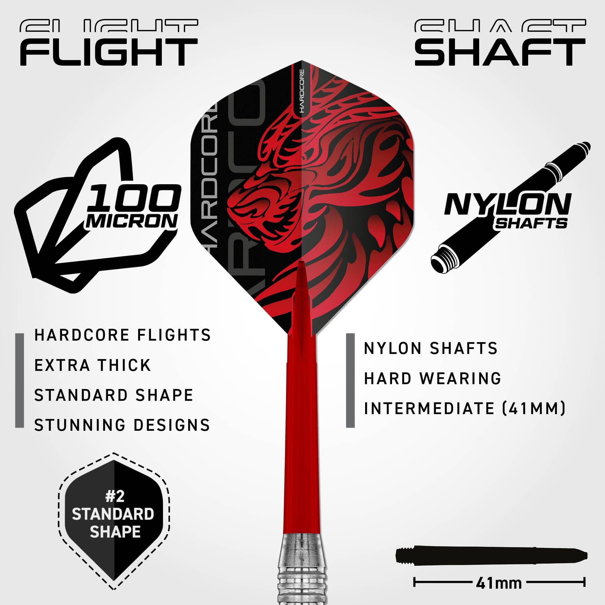 Red Dragon Jonny Clayton Brass Steel Darts - 21 g