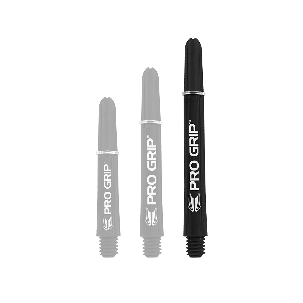 Target Pro Grip Shafts - 3 Sets - Schwarz Weiß Rot