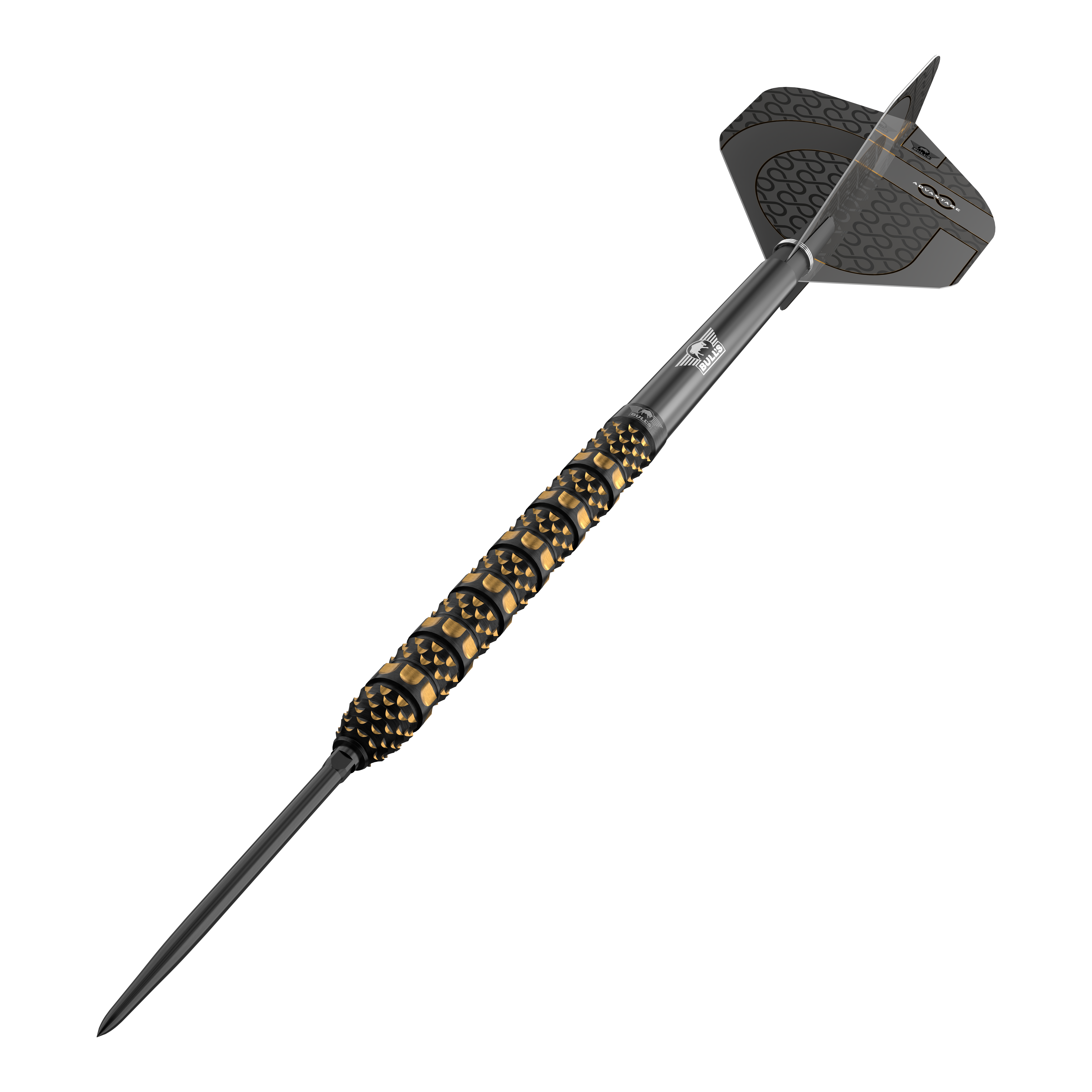 Das Bild zeigt Bulls NL Advantage 95 Rail Convertible Point Steeldarts. Die Darts sind für ambitionierte Spieler geeignet.
