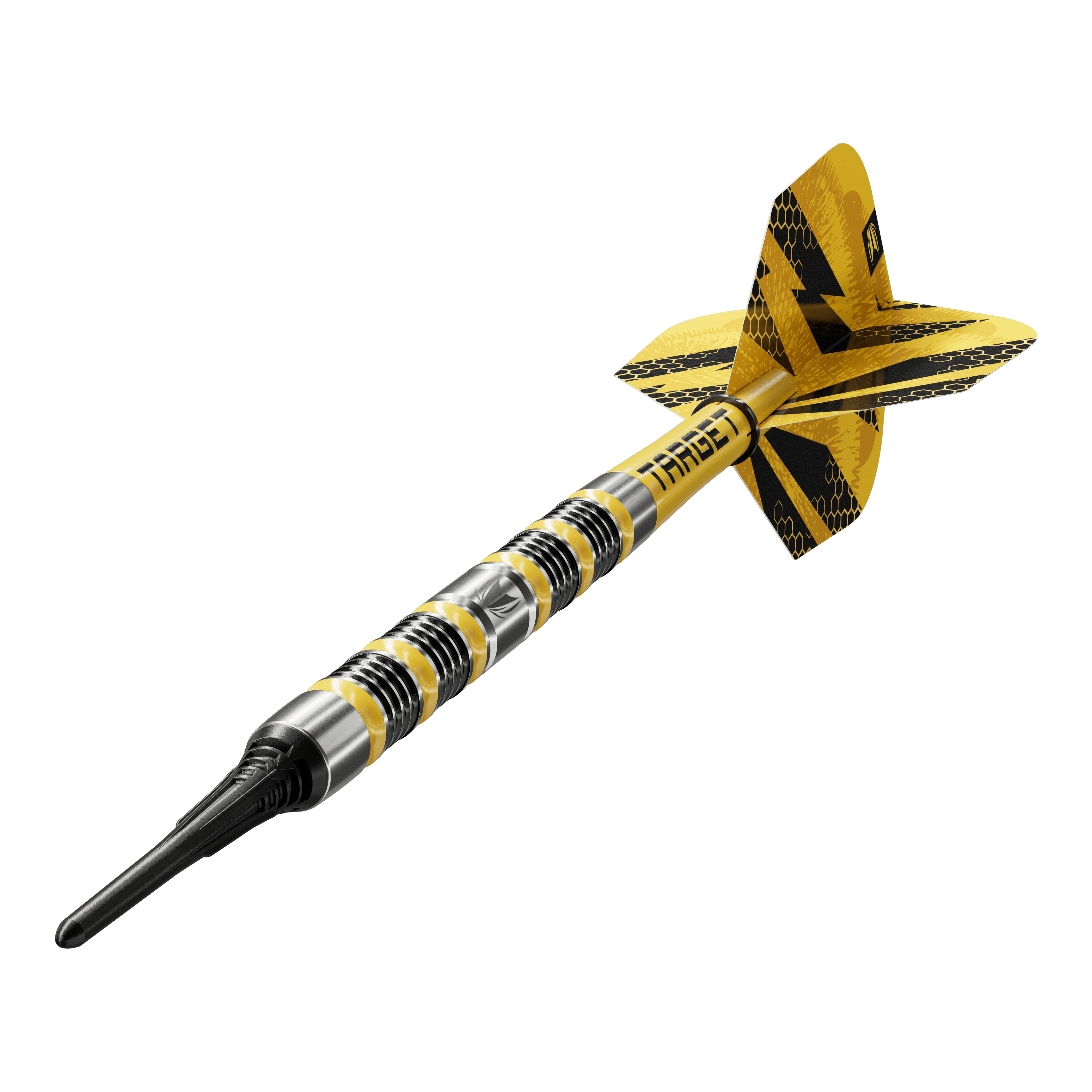 Abgebildet ist das Produkt Target Buzz 11 Softdarts. Diese Softdarts bestechen durch ihre hochwertige Verarbeitung.
